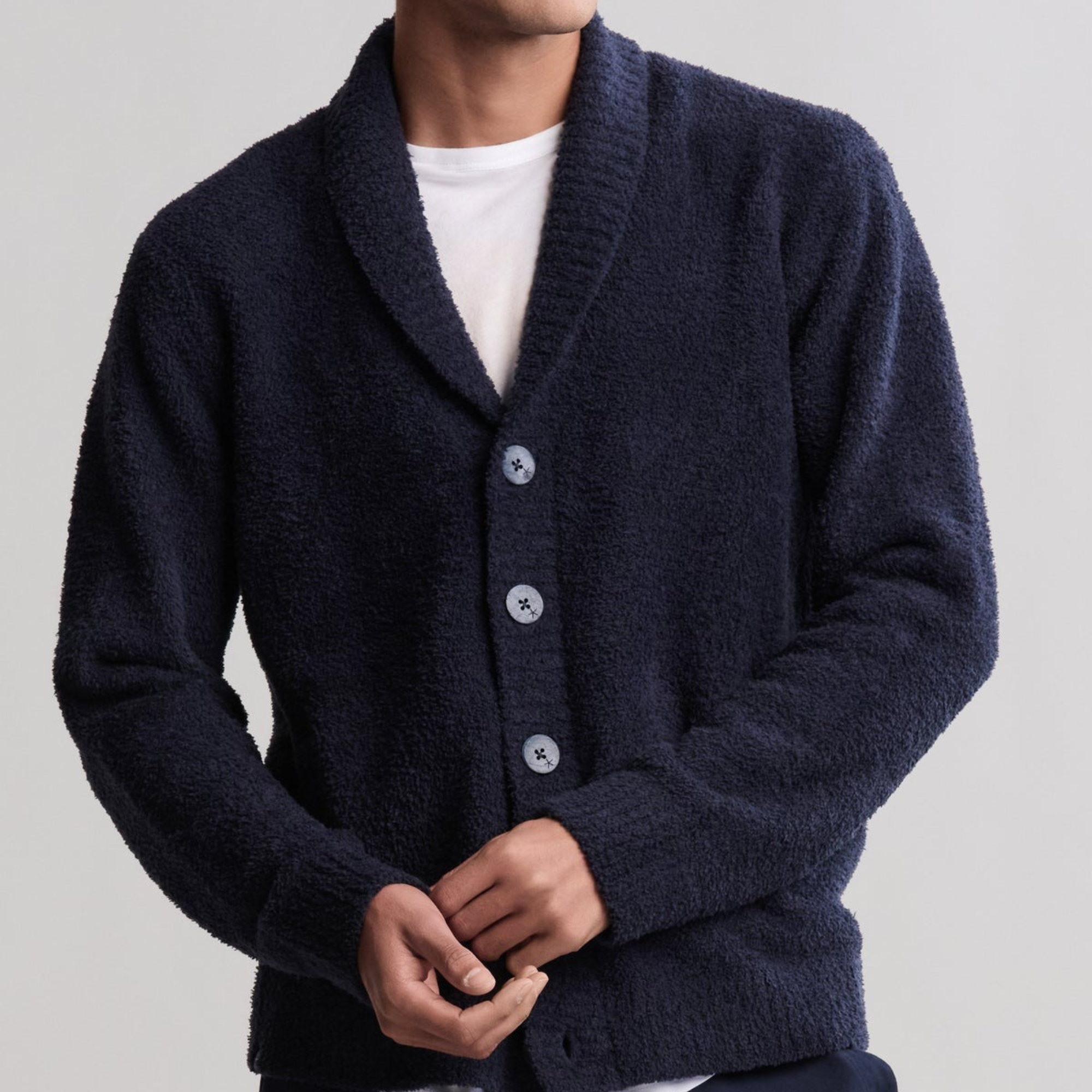 #color_Indigo | Men's CozyChic Cardigan