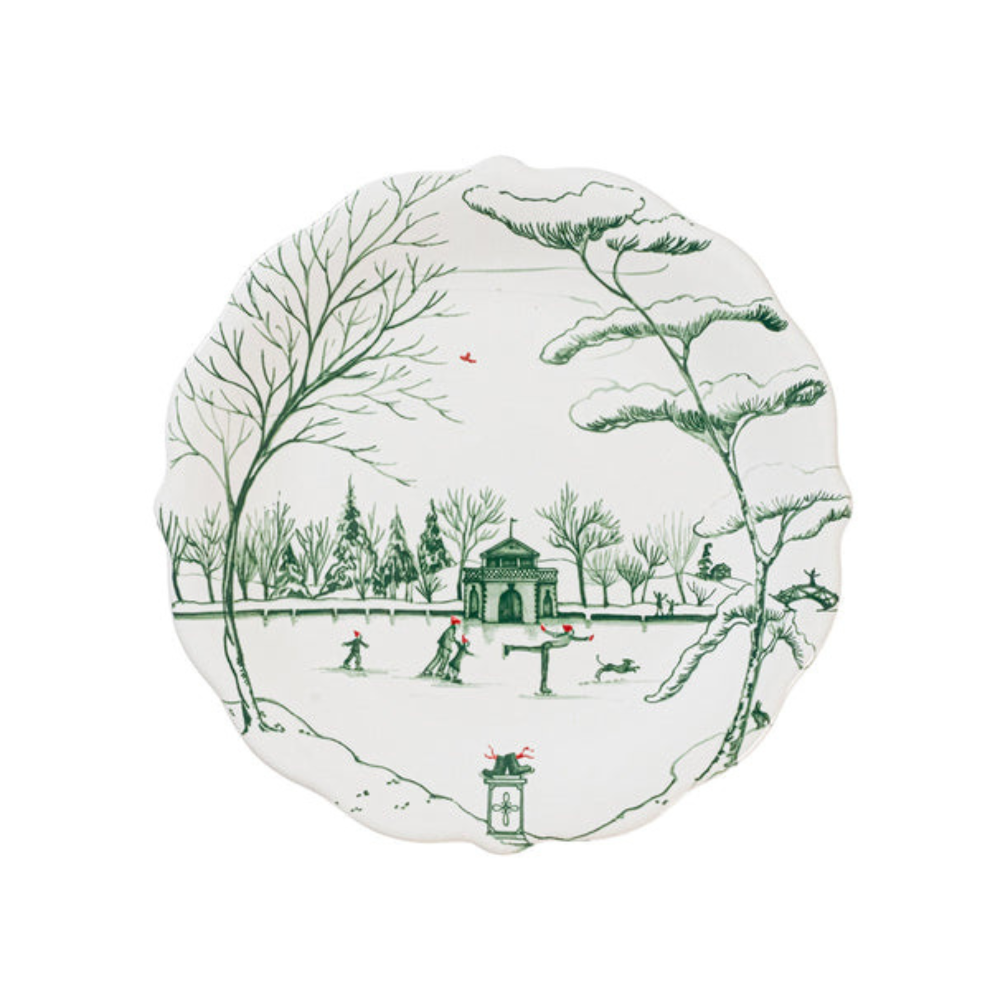 Country Estate Winter Frolic Party Plate Assorted - Set of 4