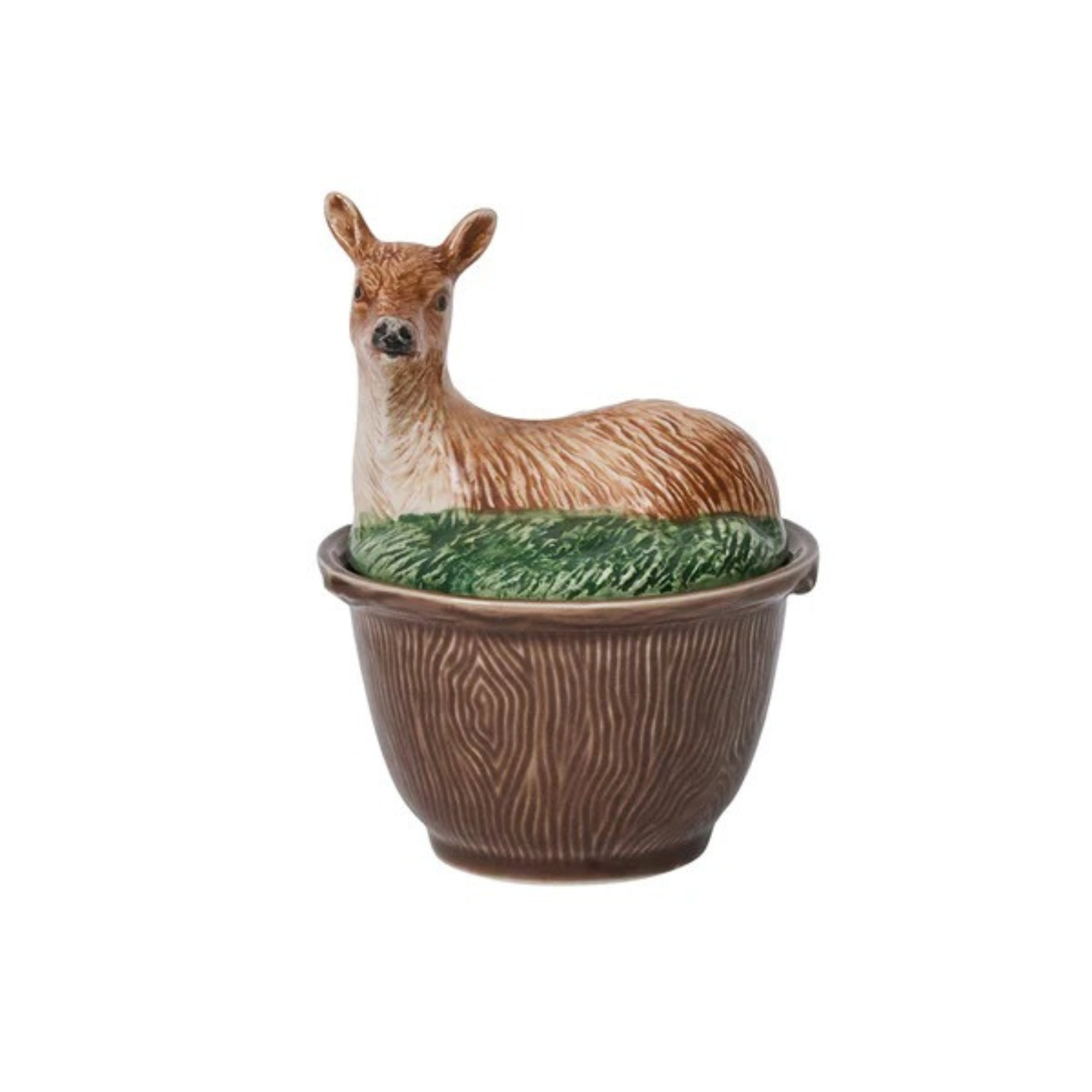 Forest Walk Deer Bowl with Lid
