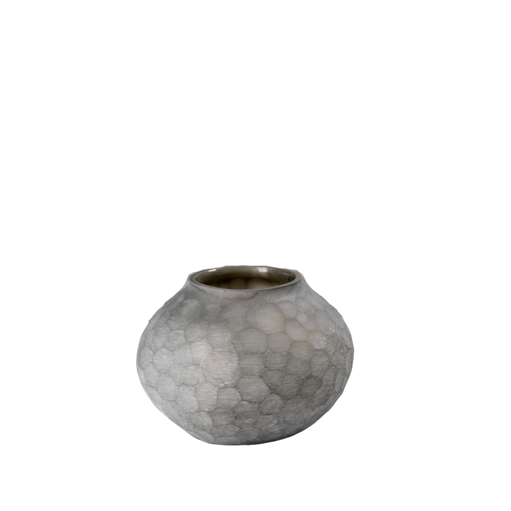 Bangui Vase - Clear Smokegrey