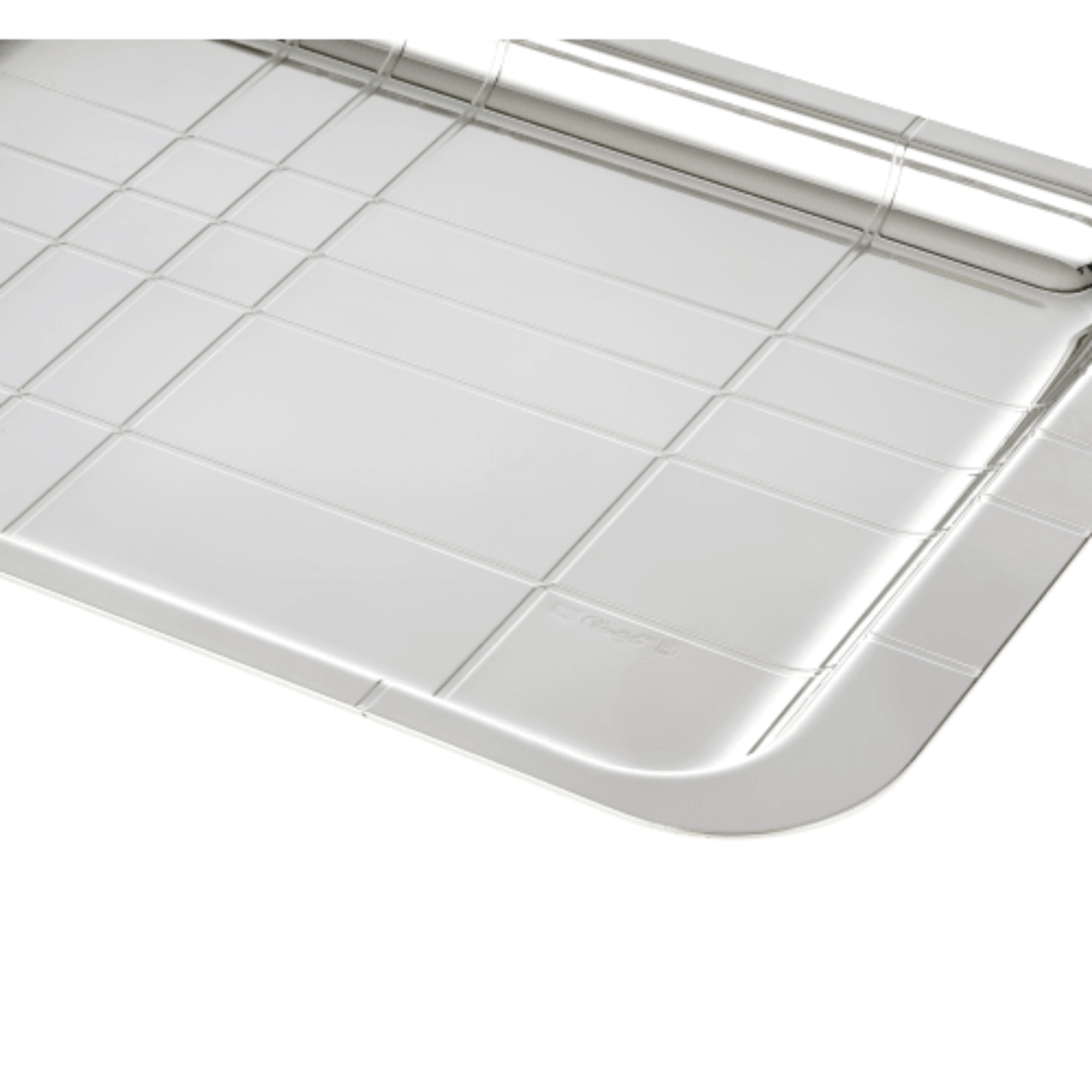 Graphik Silver Plated Rectangular Tray