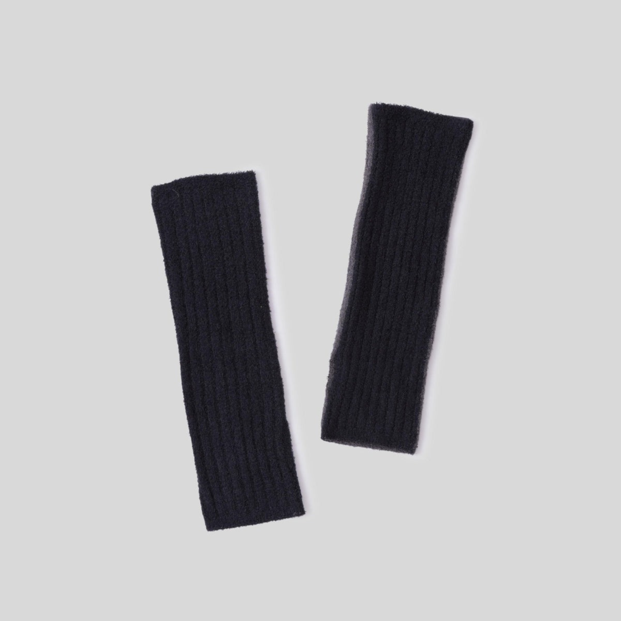 CozyChic Lite Ribbed Color Block Fingerless Gloves