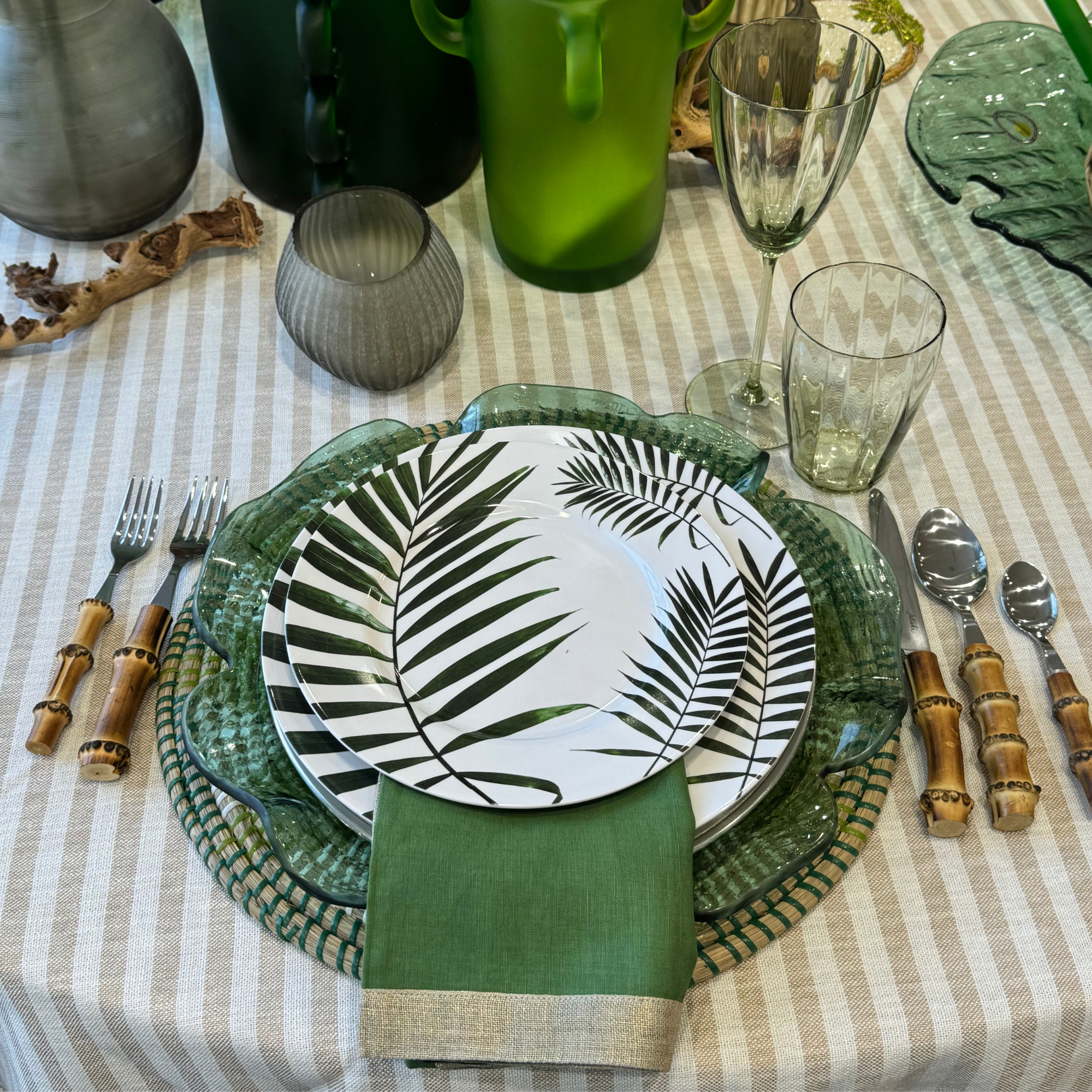 Natural Bamboo 5-Piece Flatware