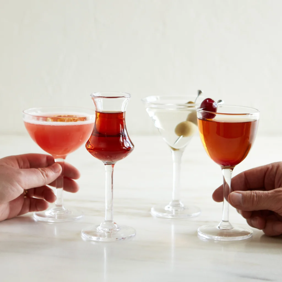 Dorset Bar Glass Suite - 4-Piece Set