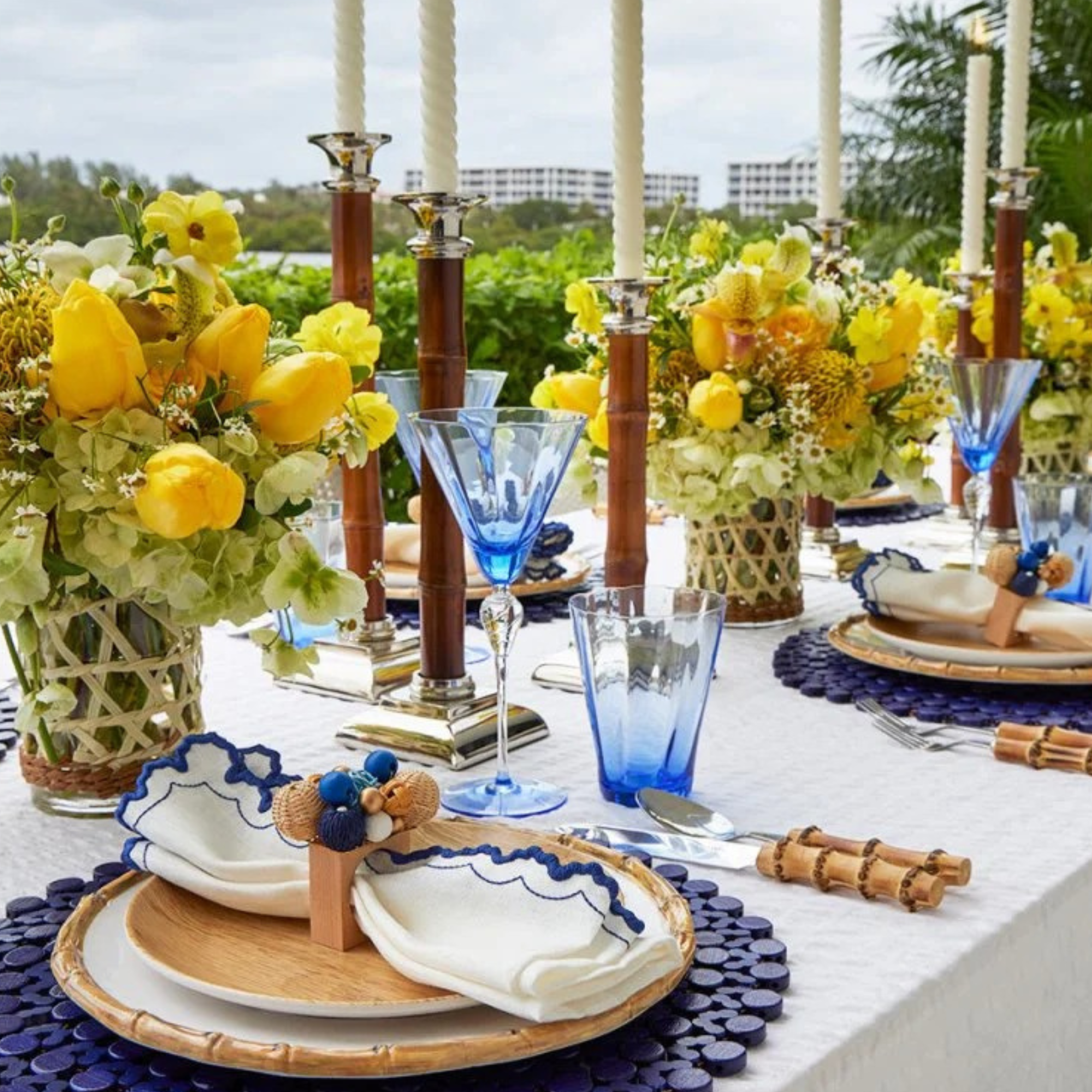 Daphne Tumbler in Blue - Set of 4