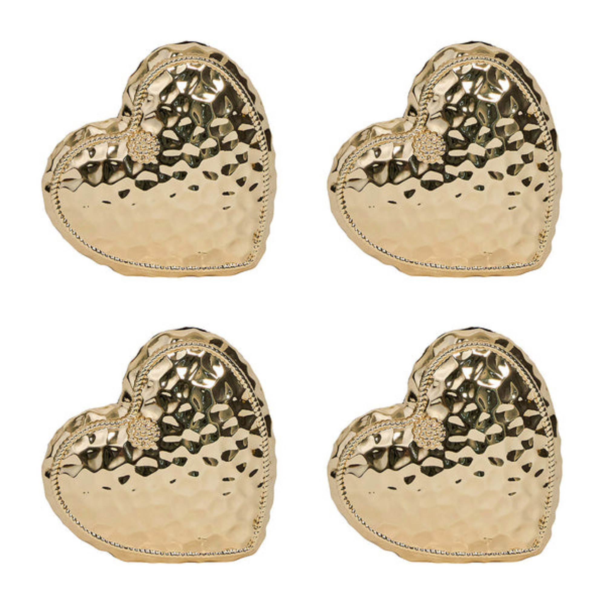 Berry & Thread Heart Place Card Holder - Set of 4