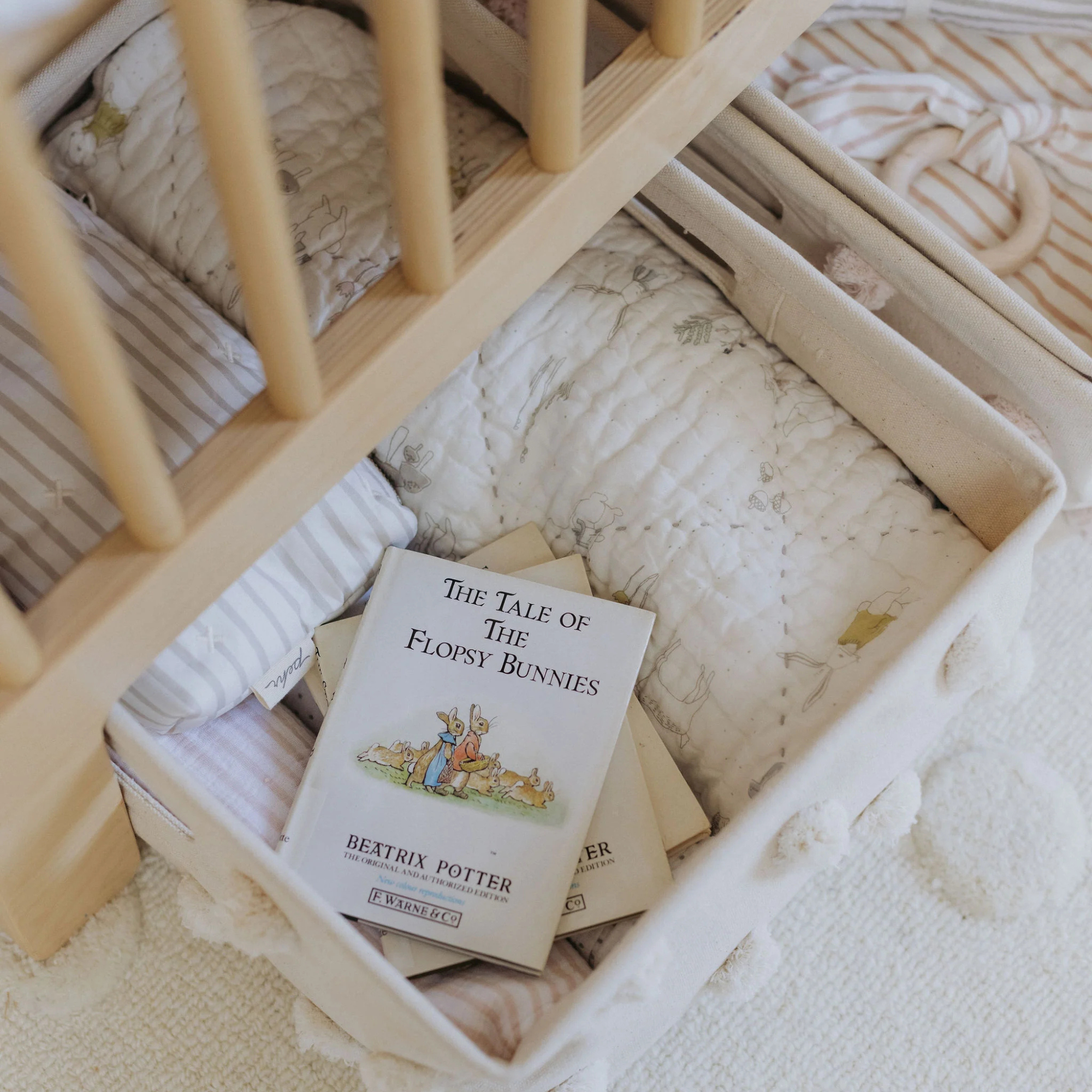 Pom Pom Basket Hideaway - Small