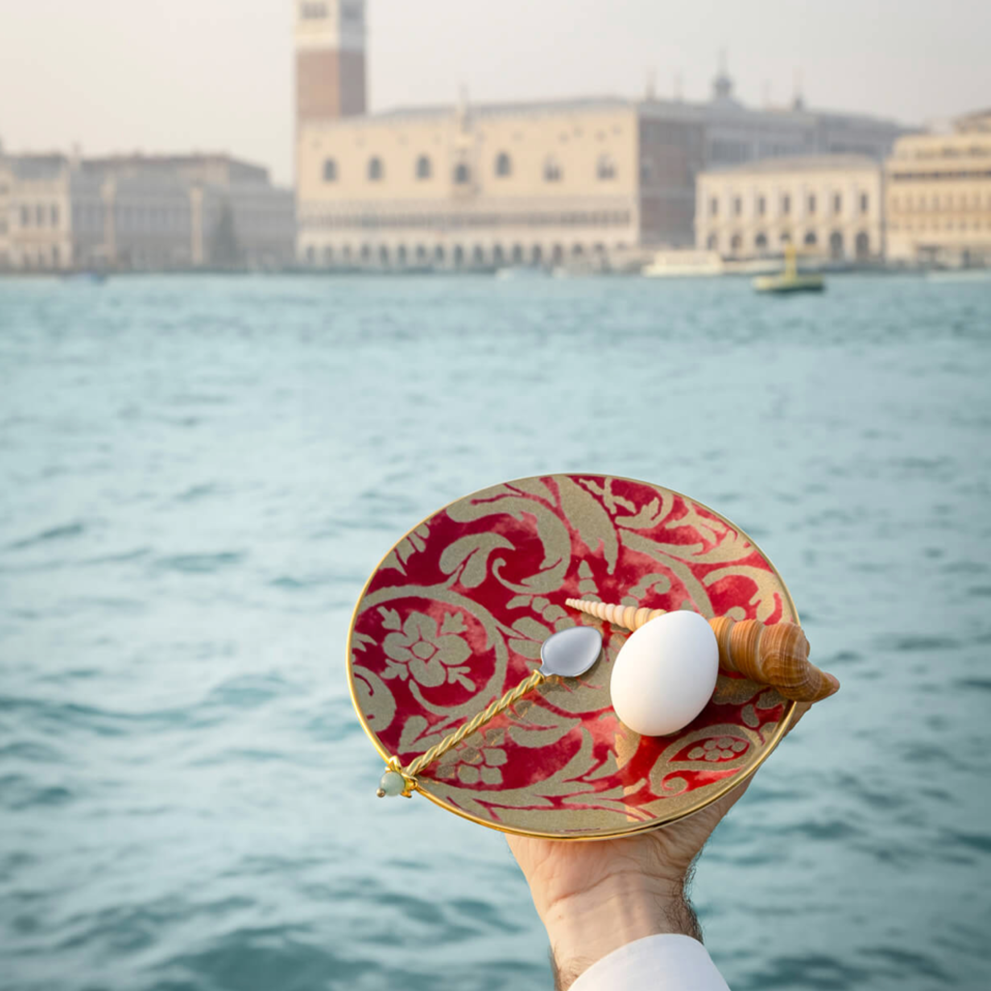 Fortuny Uccelli Dessert Plates - Set of 4