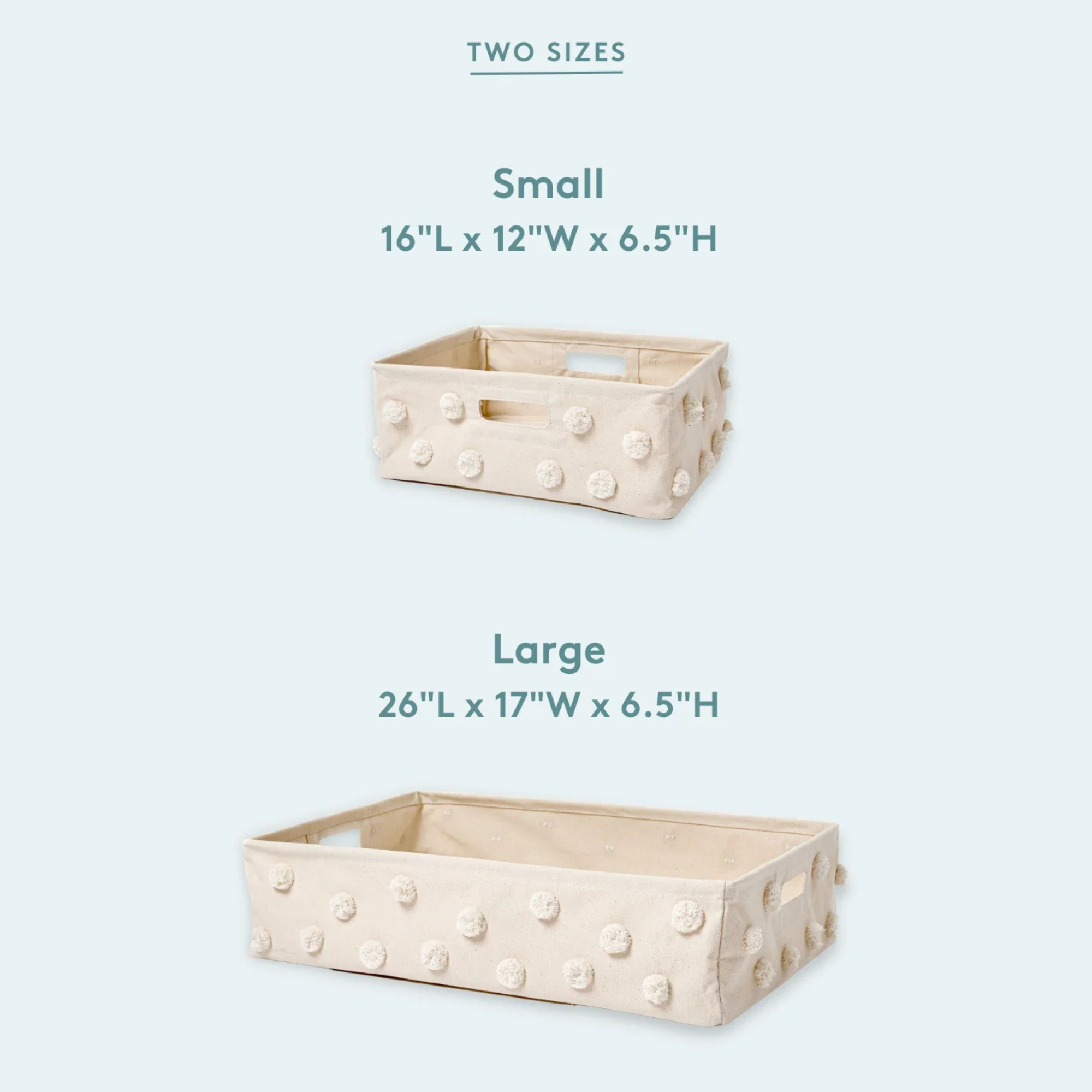 Pom Pom Basket Hideaway - Small
