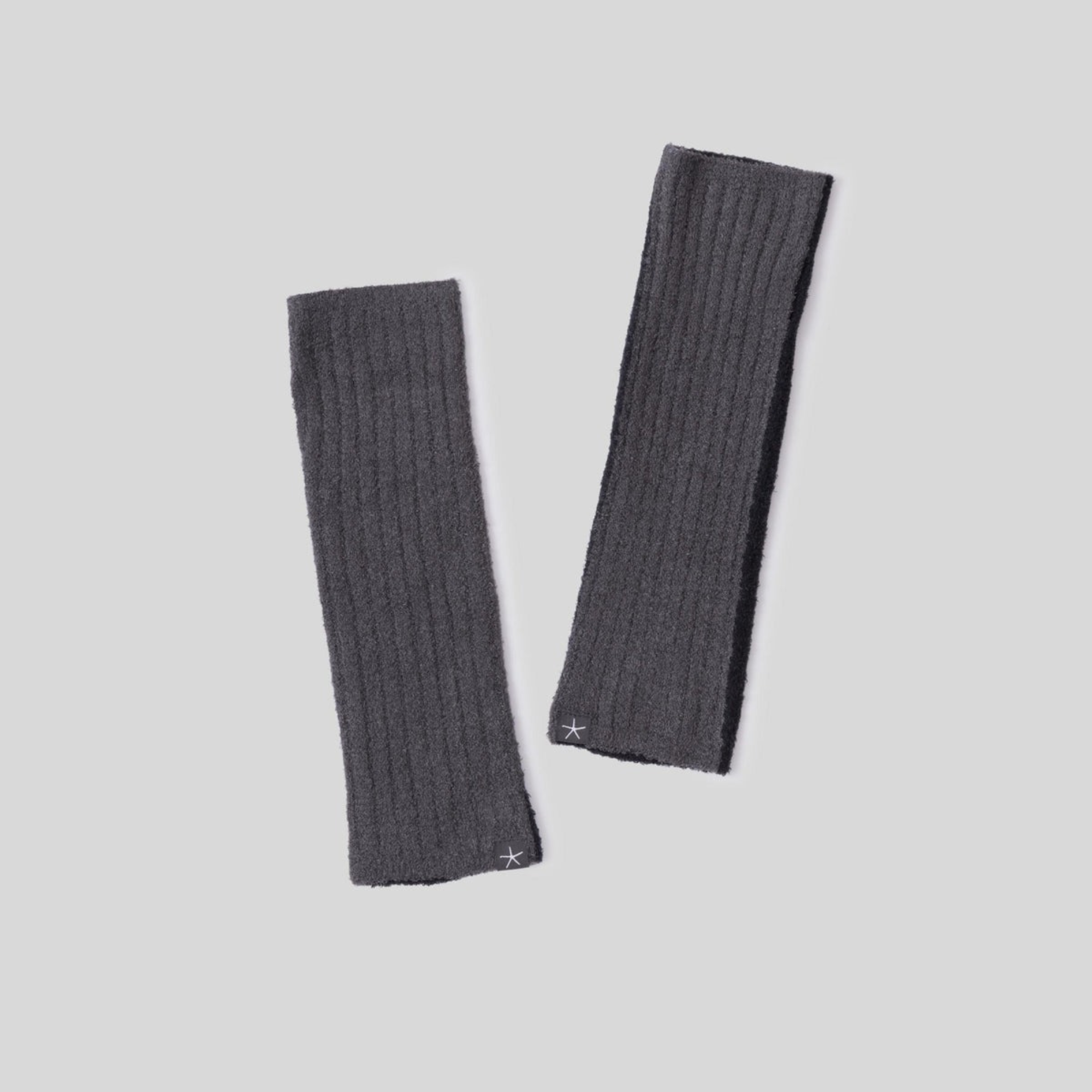 CozyChic Lite Ribbed Color Block Fingerless Gloves