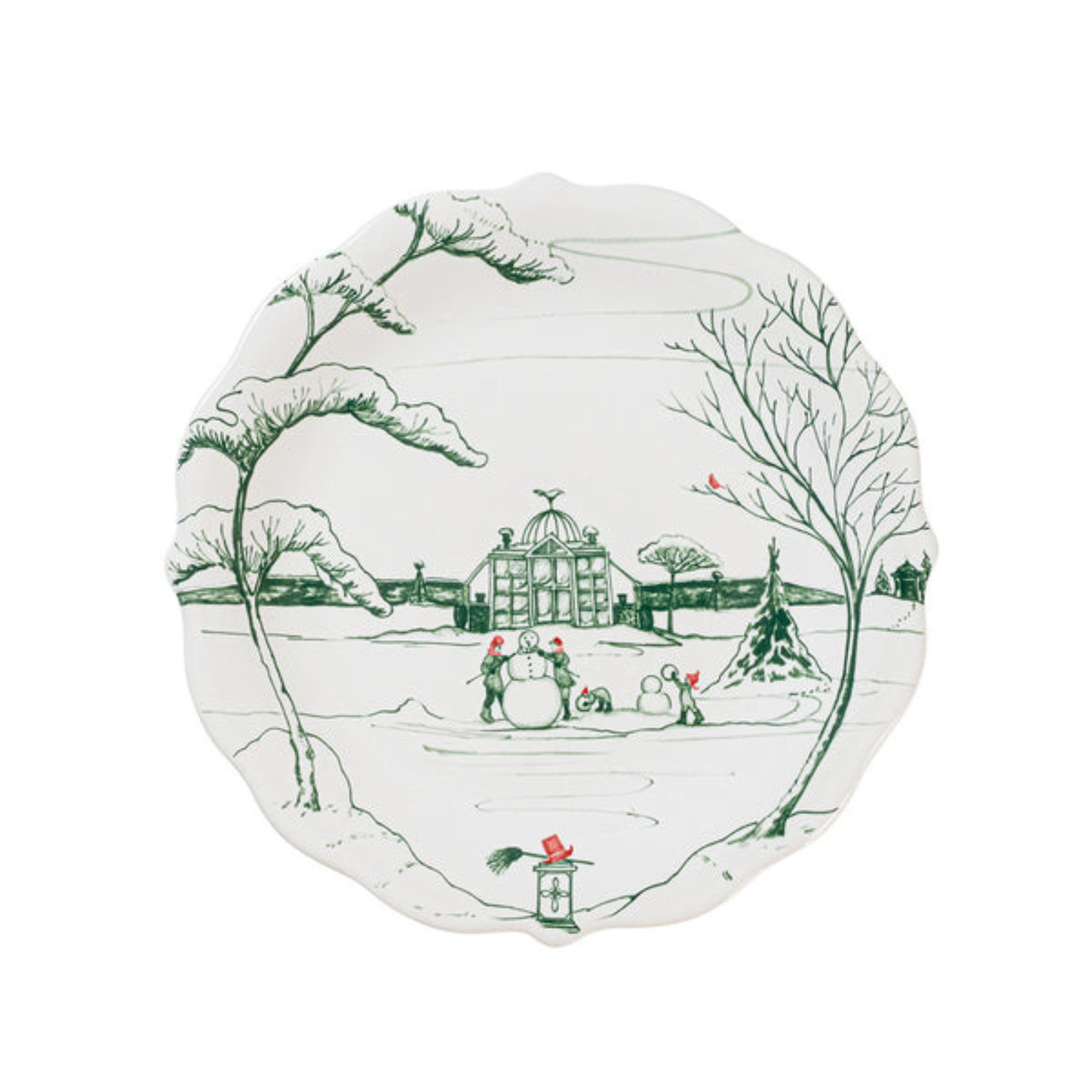 Country Estate Winter Frolic Party Plate Assorted - Set of 4