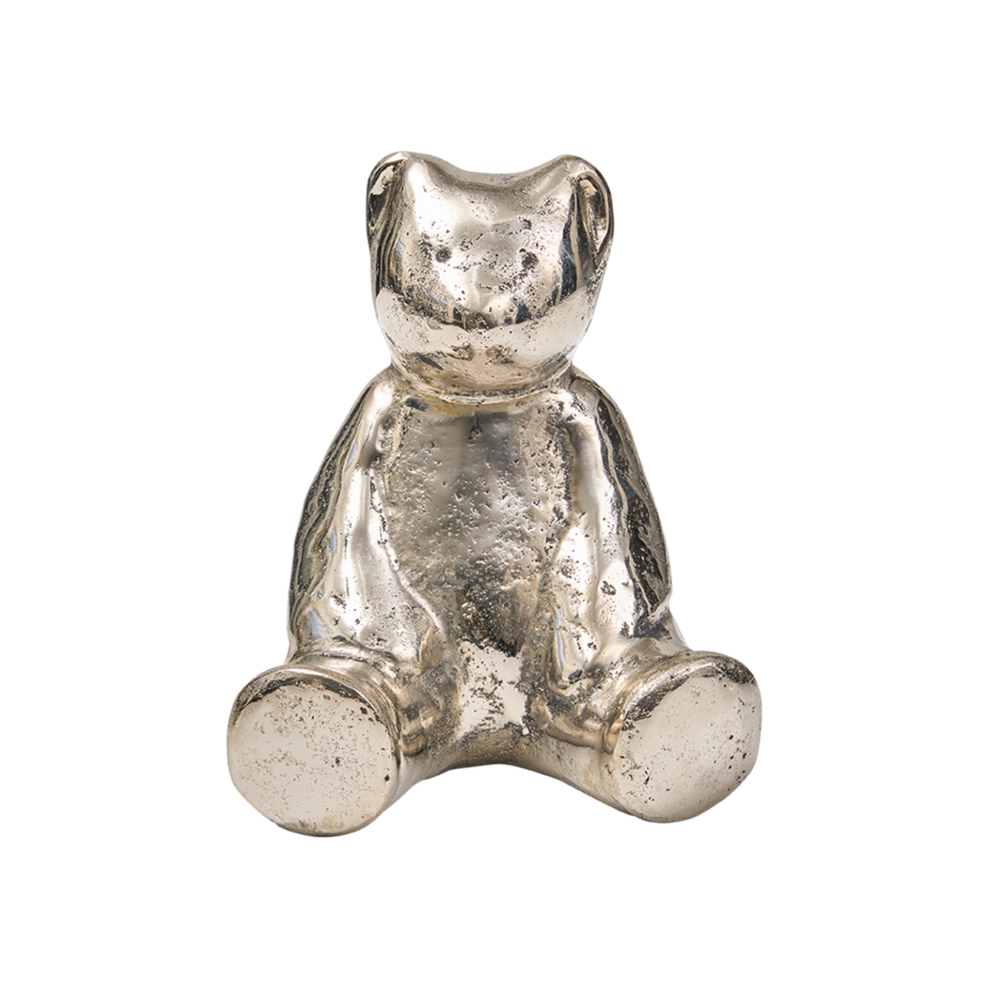 Mama Osa Bear Figure in Nickel