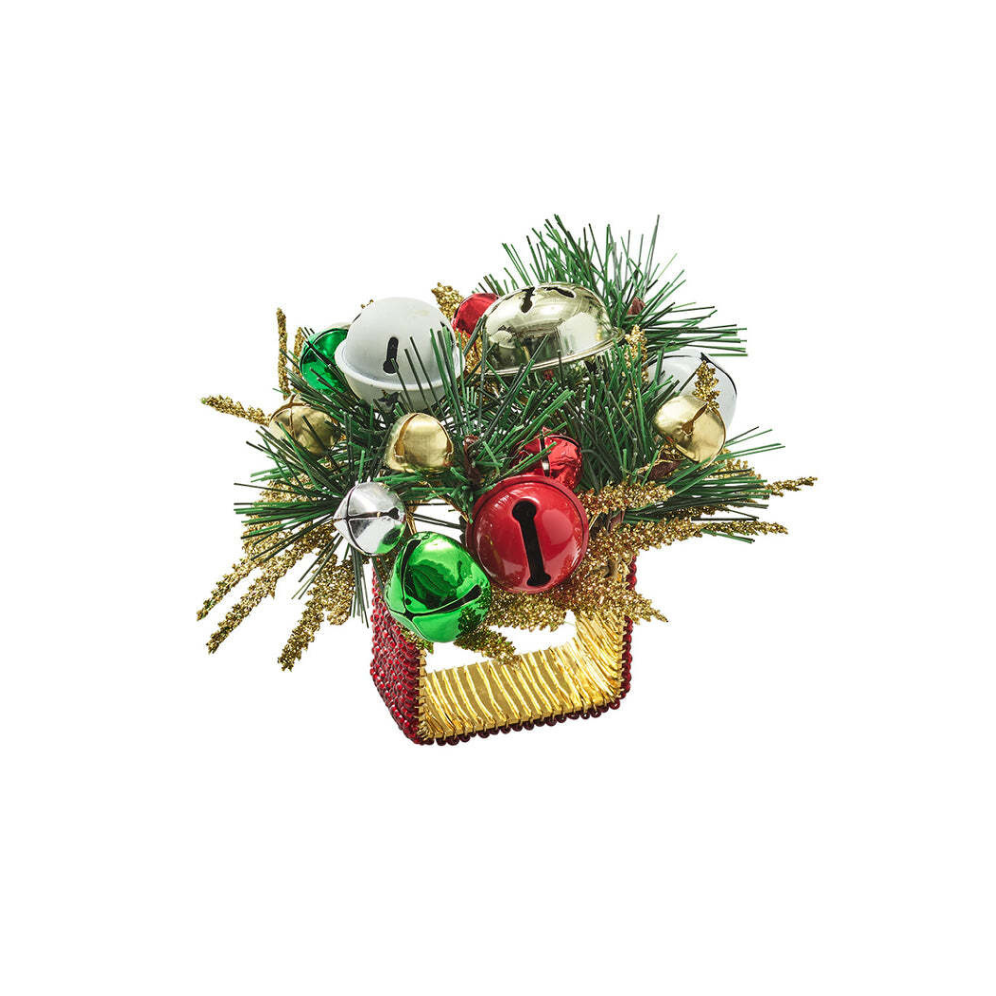 Jingle Bells Napkin Ring - Set of 4