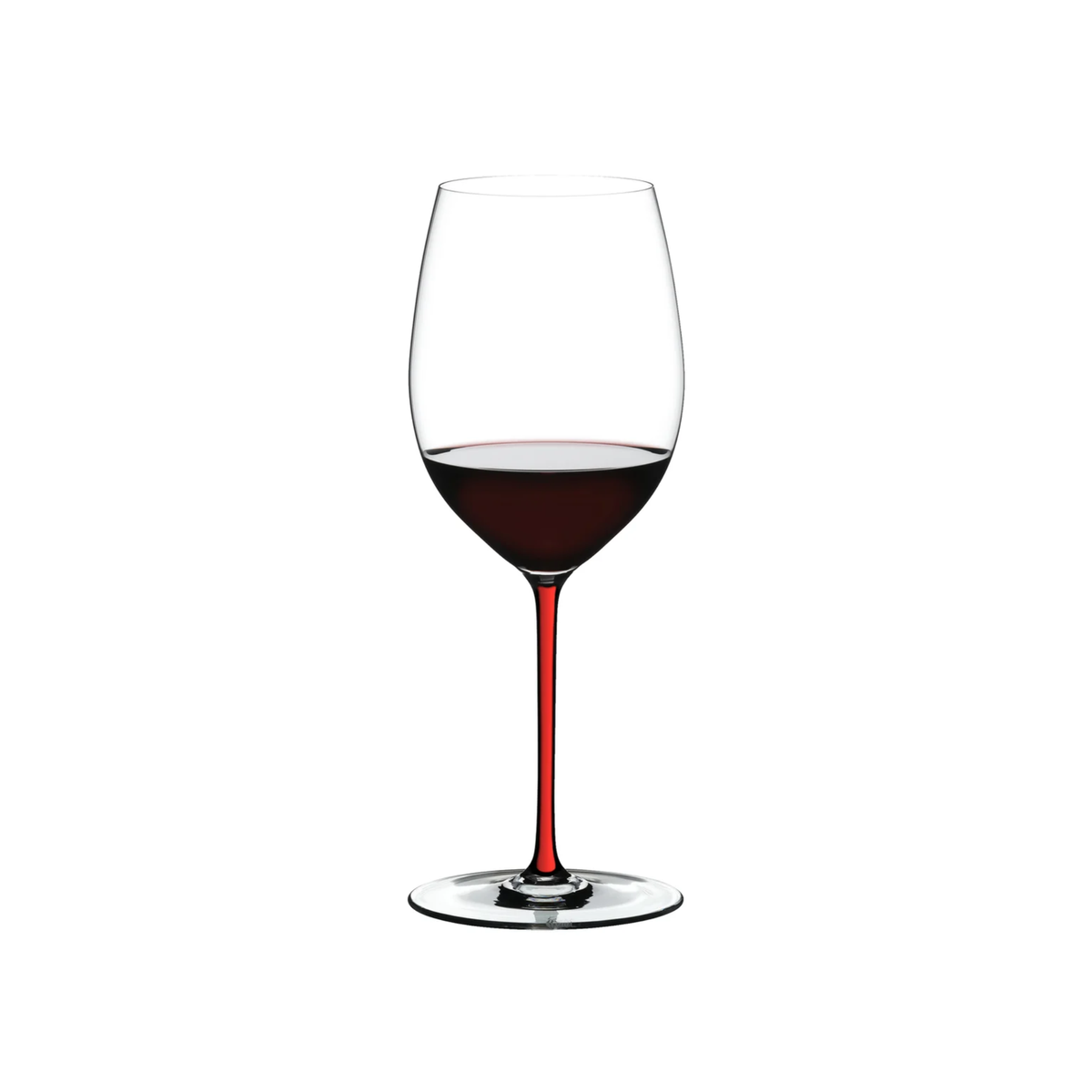 Fatto A Mano Cabernet-Merlot Wine Glass in Red