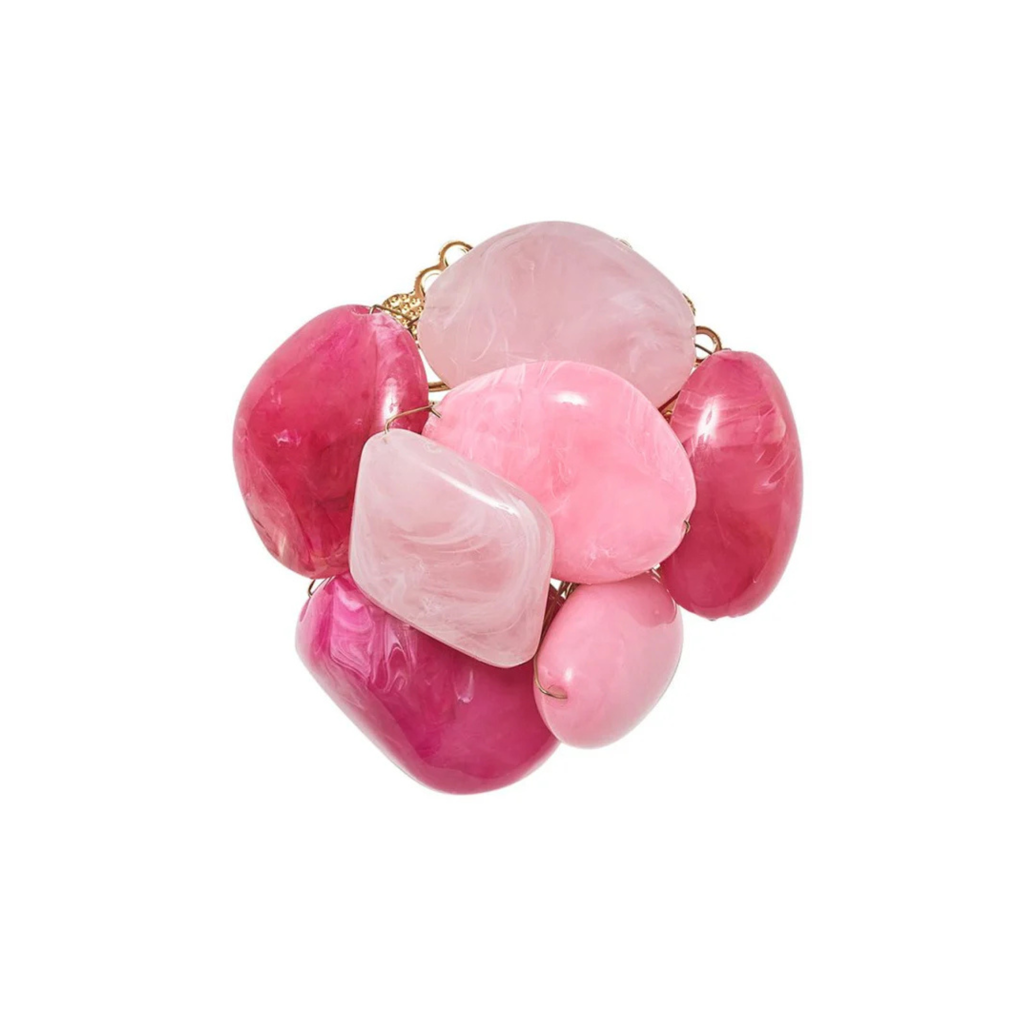 Sea Stone Napkin Rings - Set of 4