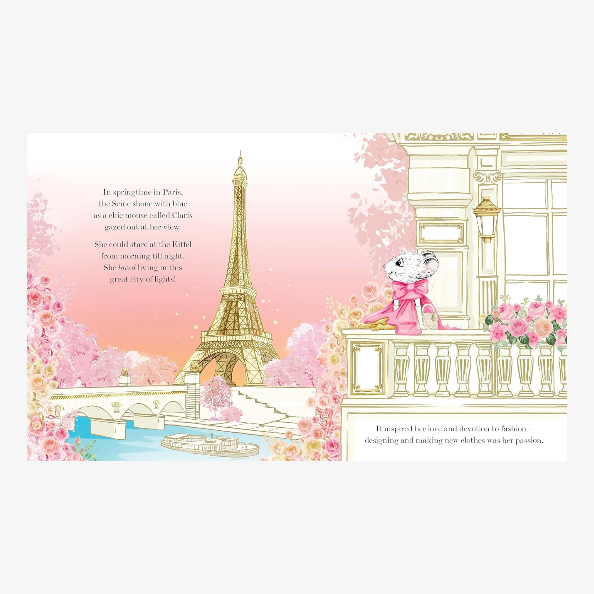 Claris the Mouse Figure & Book Set – Megan Hess x Leblon Delienne