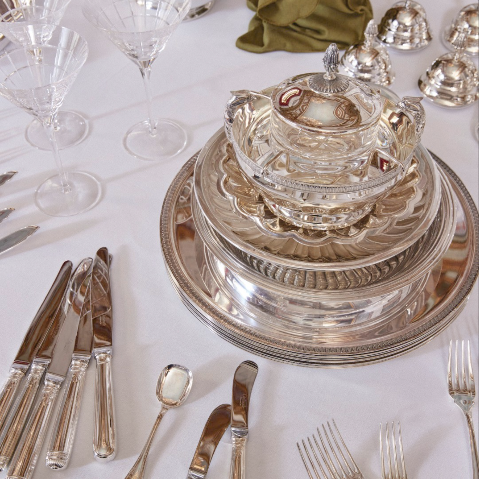 Malmaison Silver-Plated Caviar Serving Set