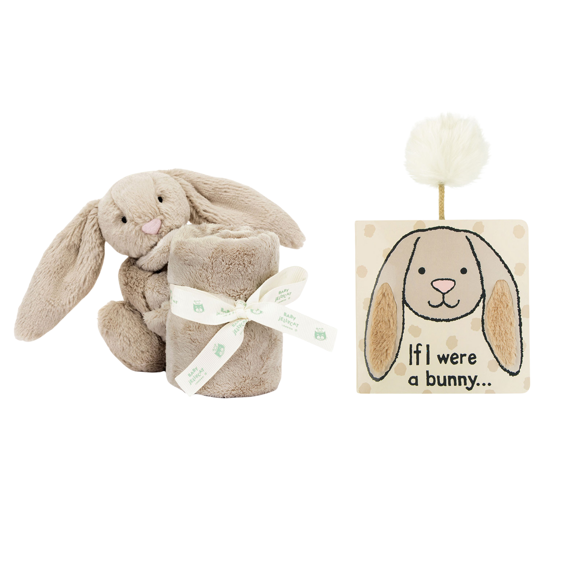 Bashful Beige Bunny Soother & If I Were a Bunny Book