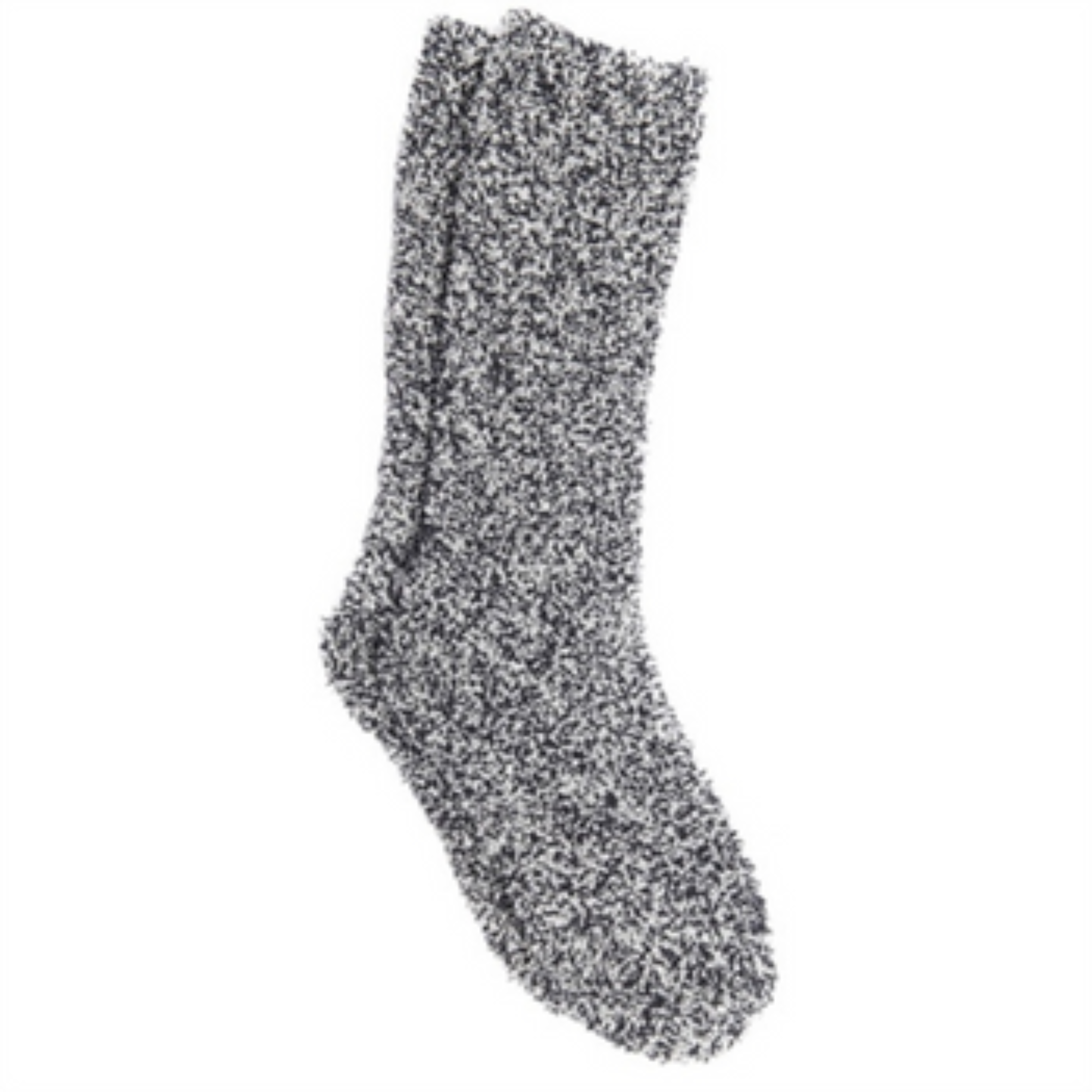 #color_Black/White |Cozychic Women's Heathered Socks
