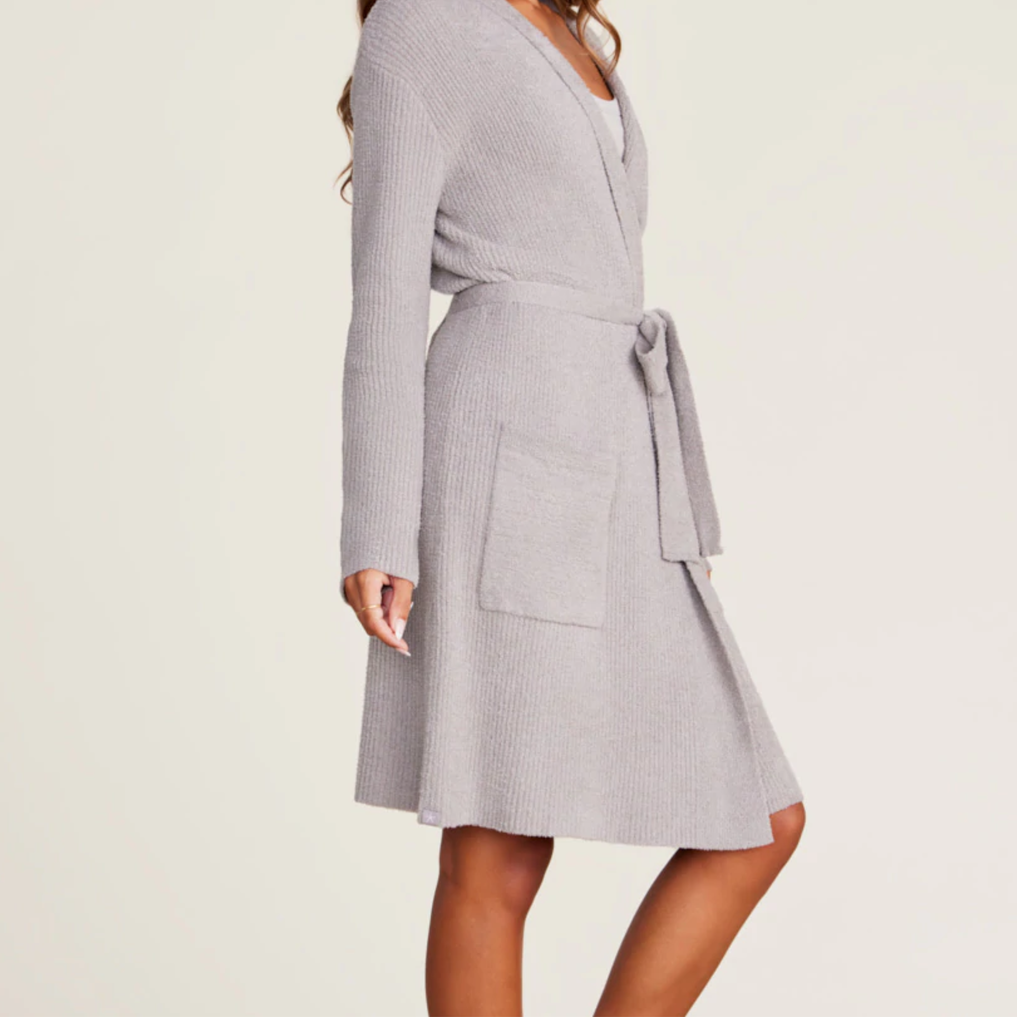 #color_Nickel | CozyChic Lite Ribbed Robe