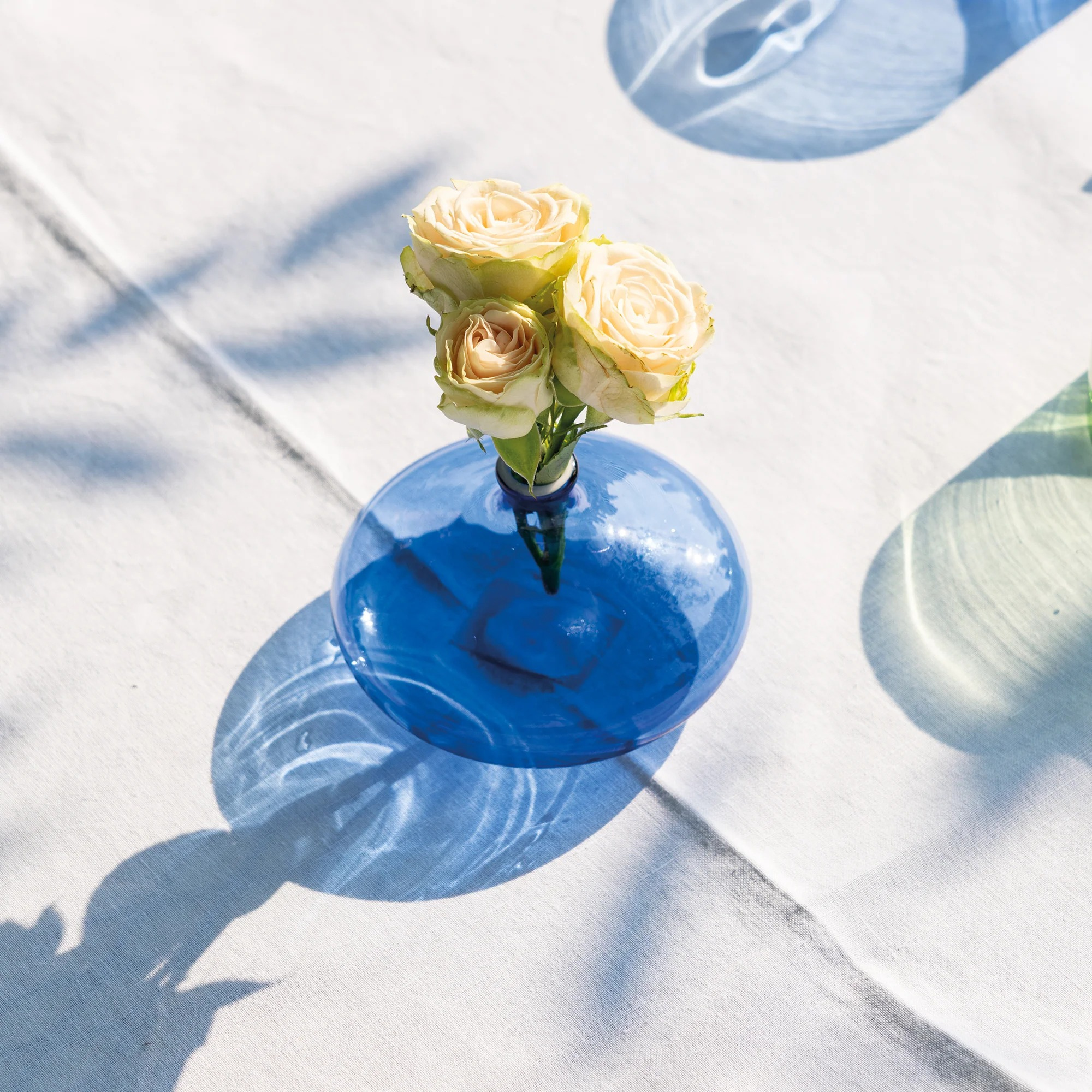 Un Fiore Vases Trio in Light Blue