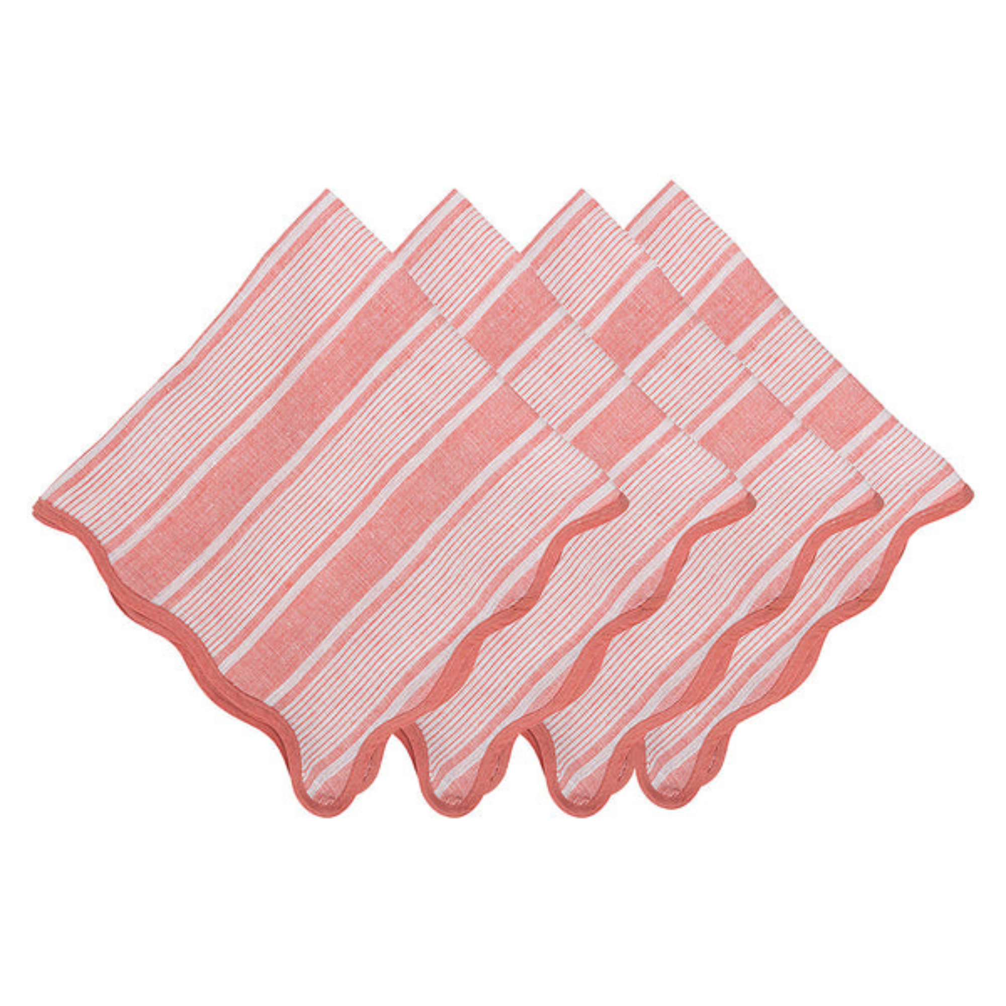 #color_Coral | Cabana Stripe Napkin - Set of 4