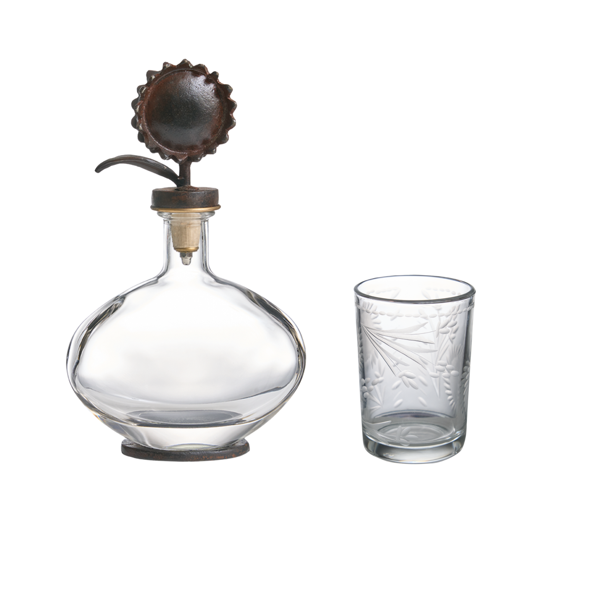 Girasol Decanter with Maria Vaso Set
