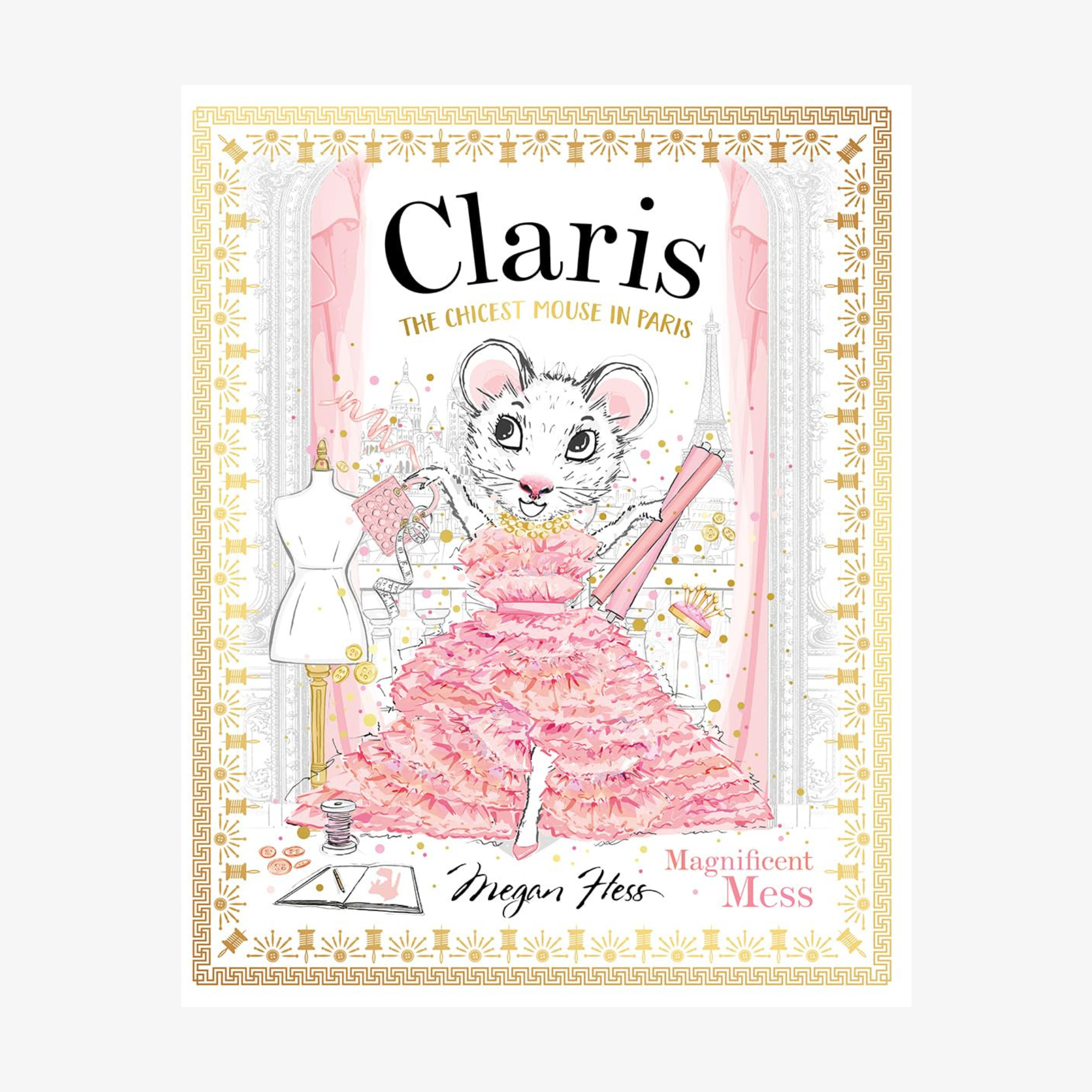 Claris the Mouse Figure & Book Set – Megan Hess x Leblon Delienne