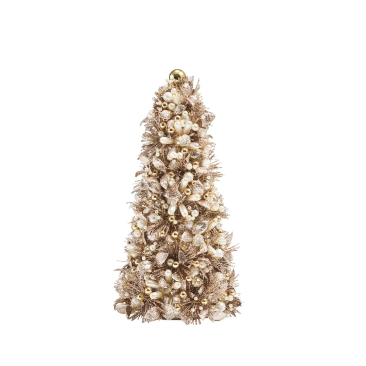 Gilded Spray Xmas Tree in Gold & Crystal