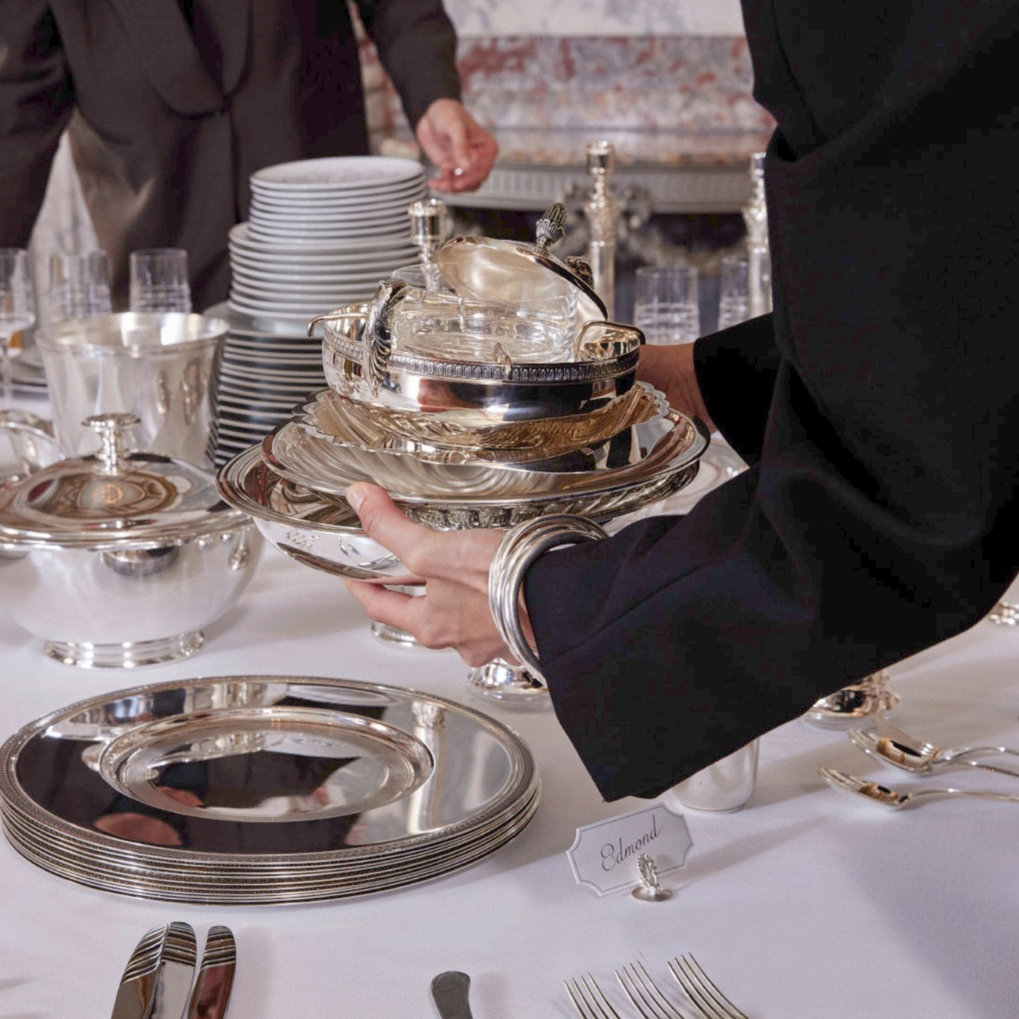 Malmaison Silver-Plated Caviar Serving Set