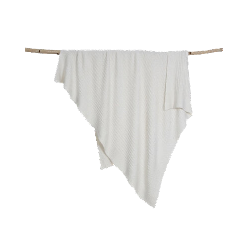 #color_Pearl | CozyChic Lite Ribbed Baby Blanket