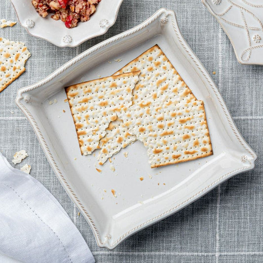 Berry & Thread Whitewash Matzah Plate