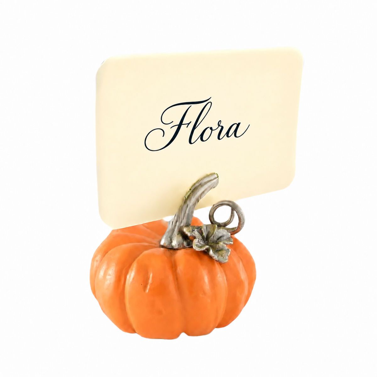 Pumpkin Place Card Holder - Set of 4