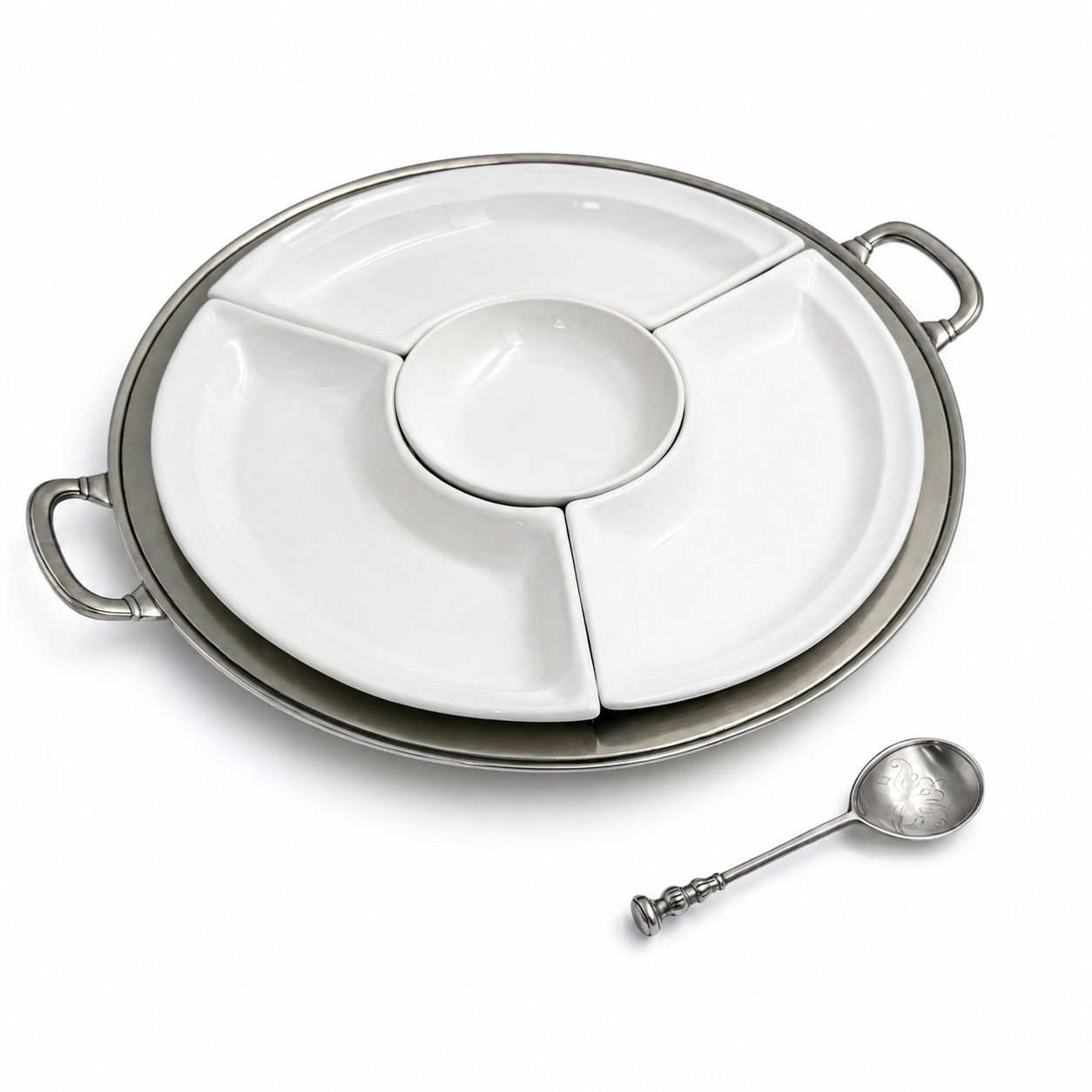 Convivio Round Sectional Platter