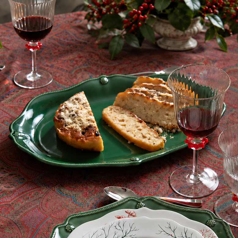 Berry & Thread 16" Platter - Basil