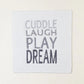 CozyChic Cuddle Laugh Play Dream Stroller Blanket in Pearl Multi
