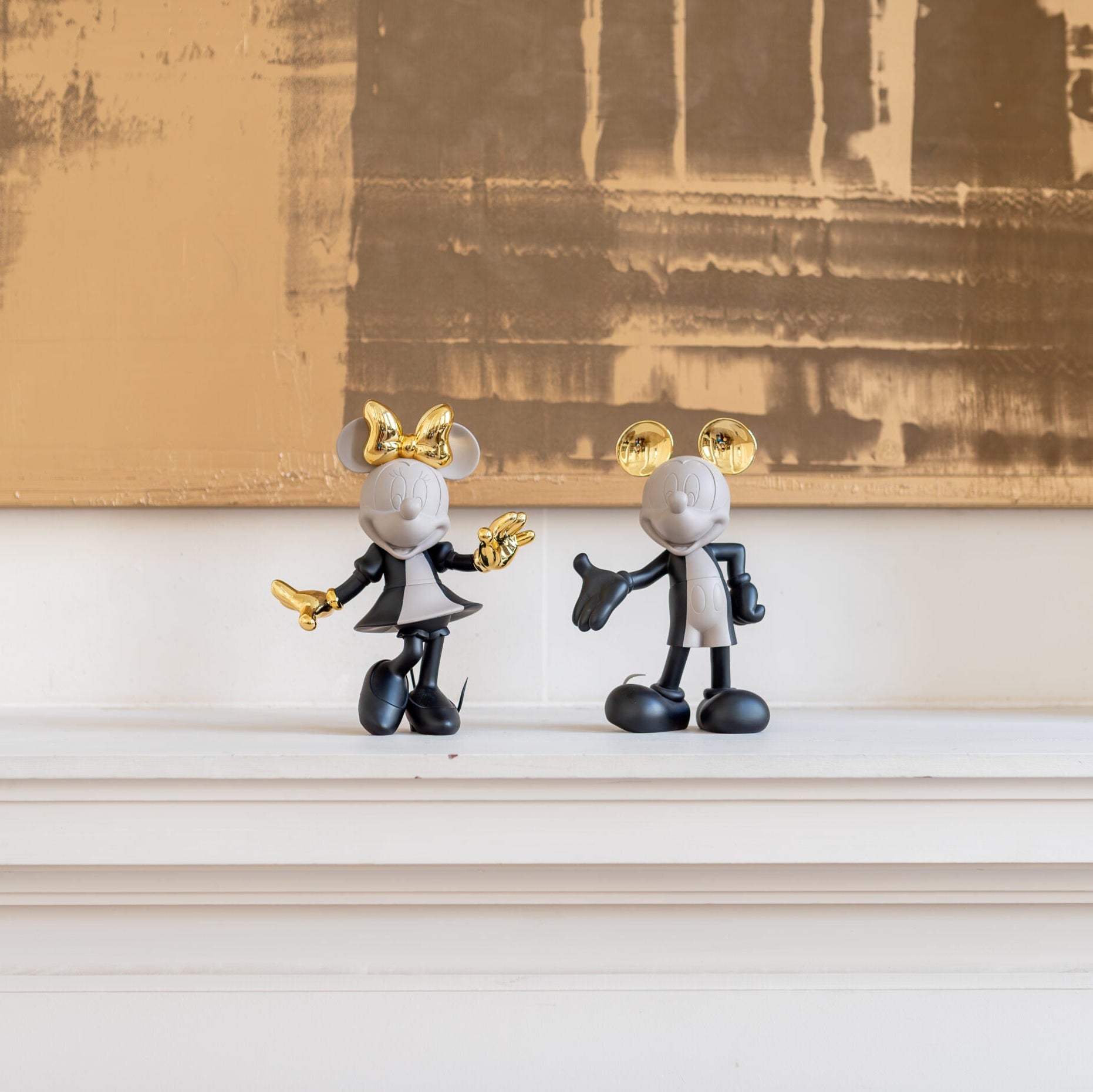 Mickey Sculpture in Black by Kelly Hoppen x Leblon Delienne