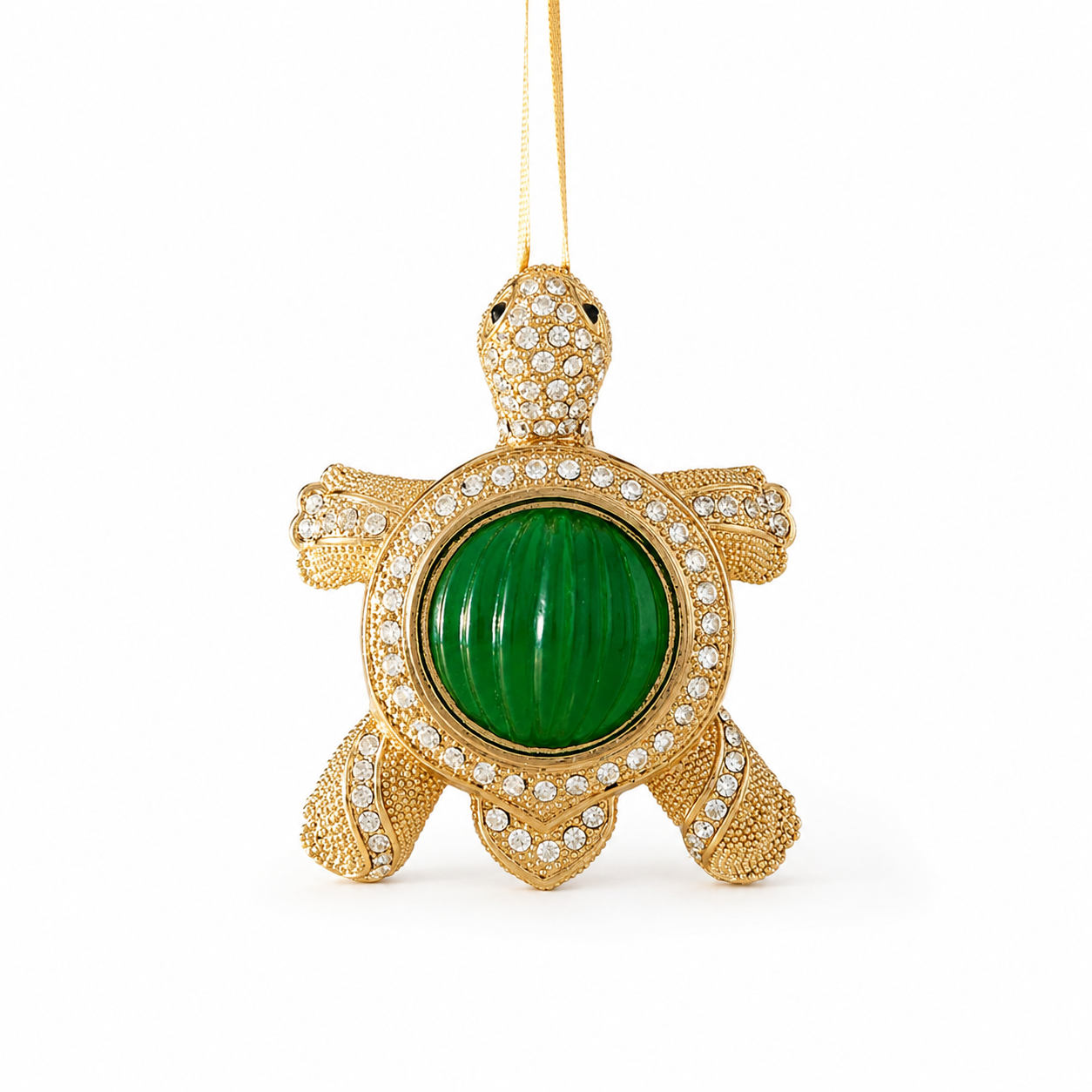 Crystal-Embellished Turtle