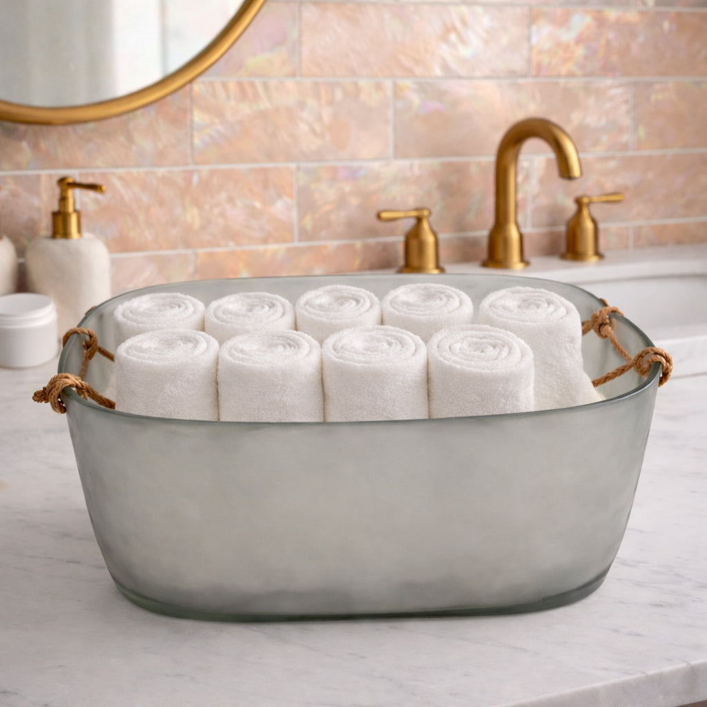 Cuadrado Large Champagne Bucket - Fog