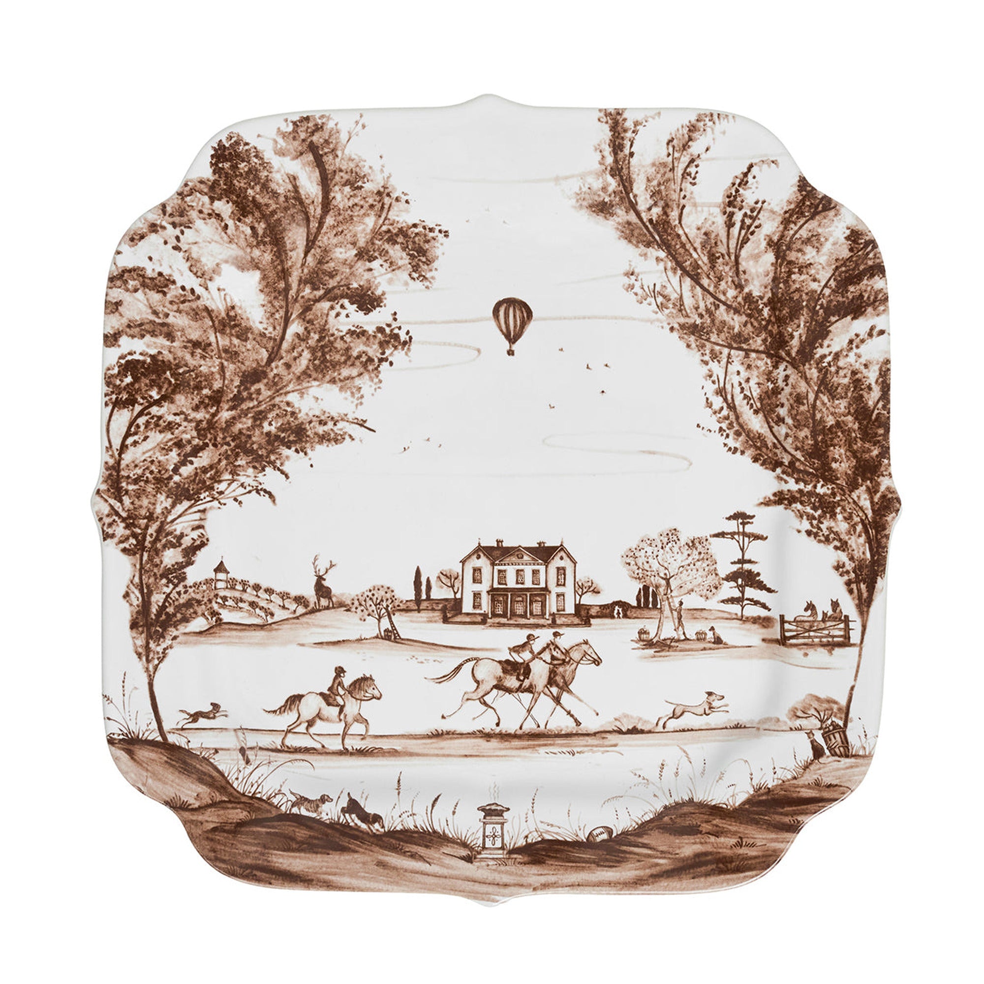 Country Estate Harvest 12" Tray in Sepia