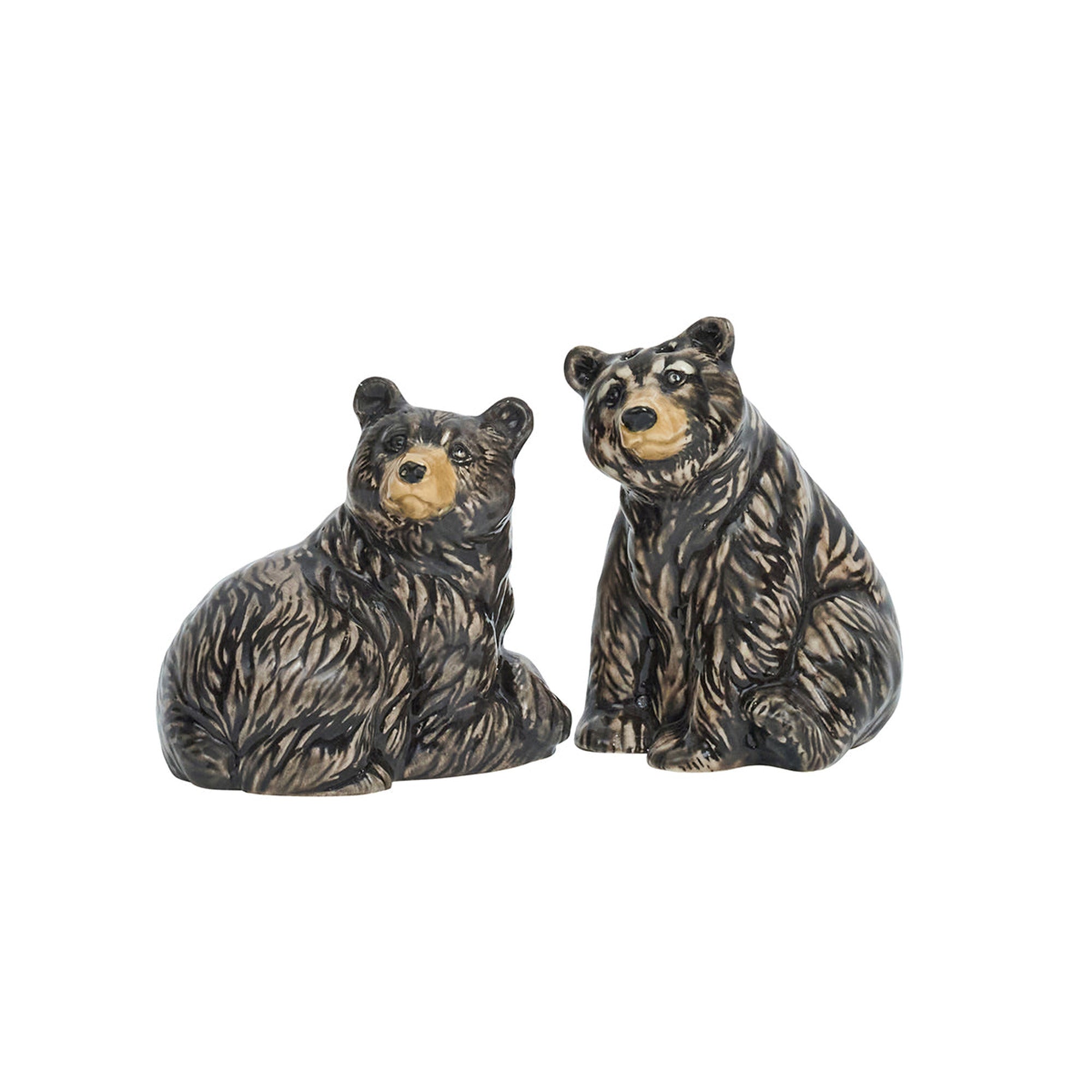Clever Creatures Black Bear Salt and Pepper Shakers - 2-Piece Set