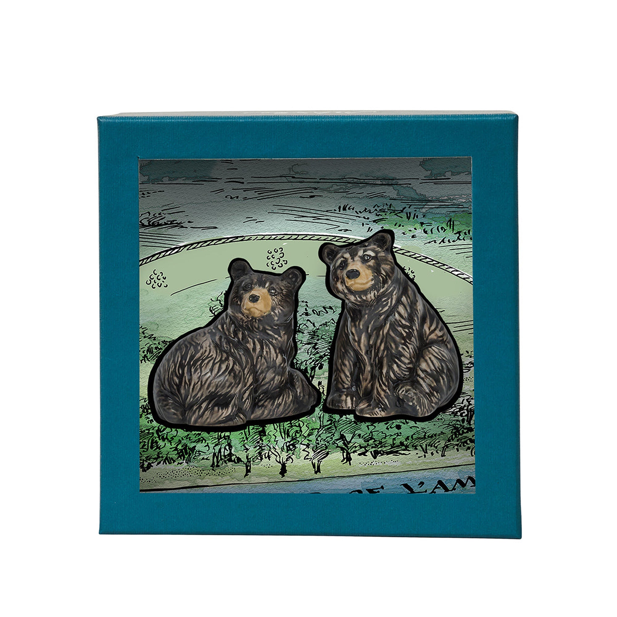 Clever Creatures Black Bear Salt and Pepper Shakers - 2-Piece Set