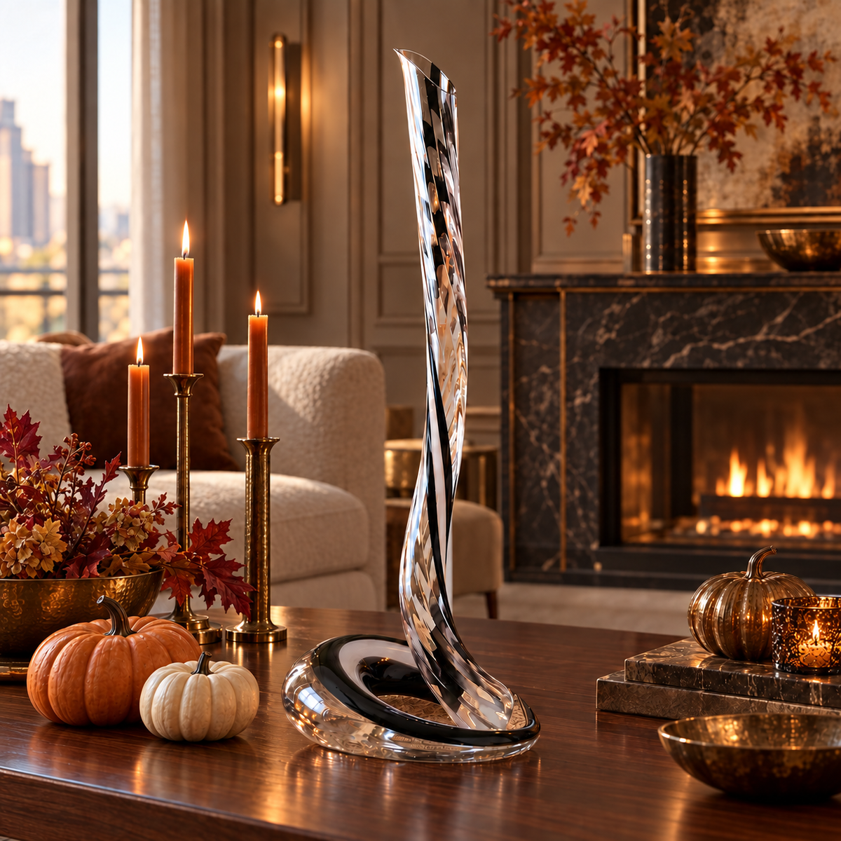 Cobra Magnum Decanter - White/Black