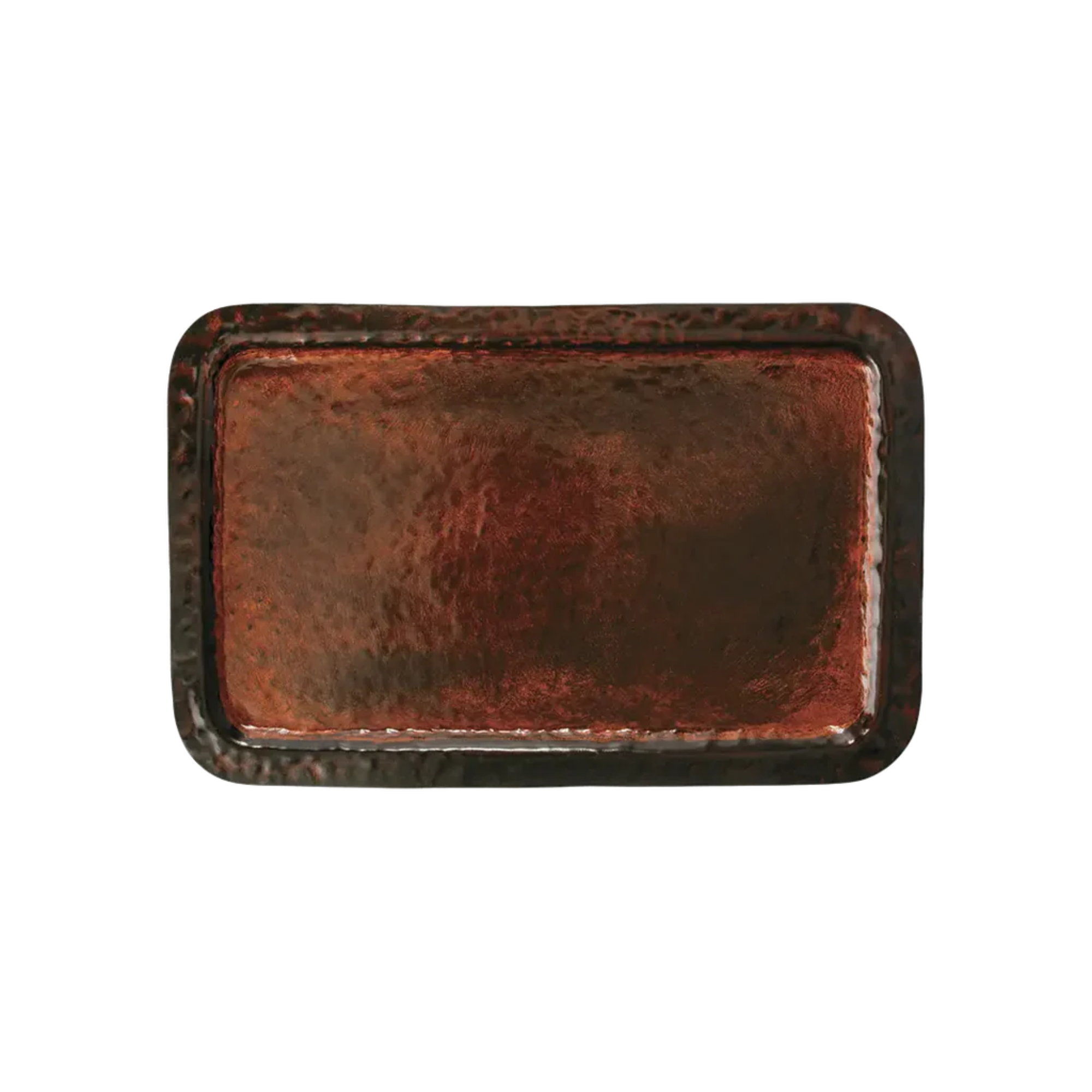 Mission Tray - Hammered Natural Finish