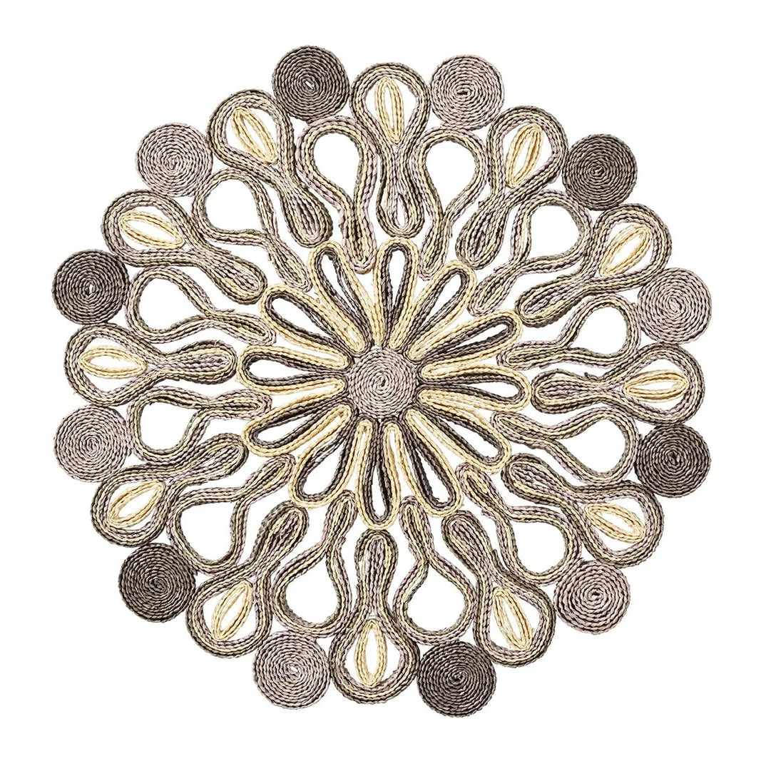 Marisol Placemat in Natural & Grey - Set of 4