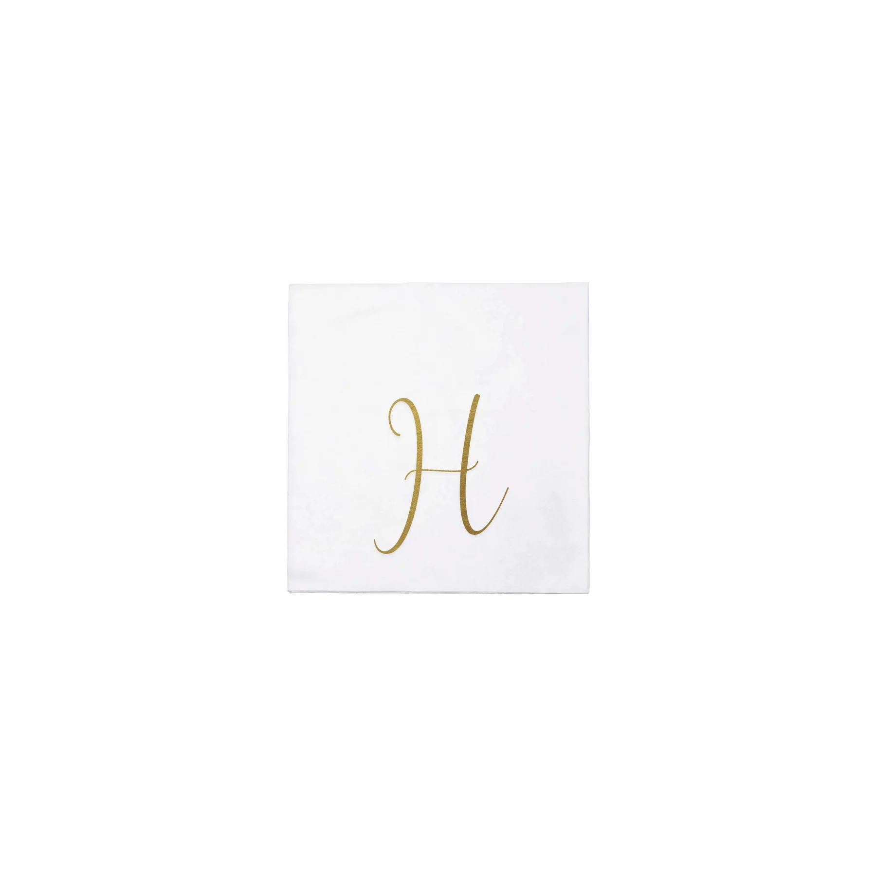 Papersoft Napkins Monogram Cocktail Napkins - Pack of 60