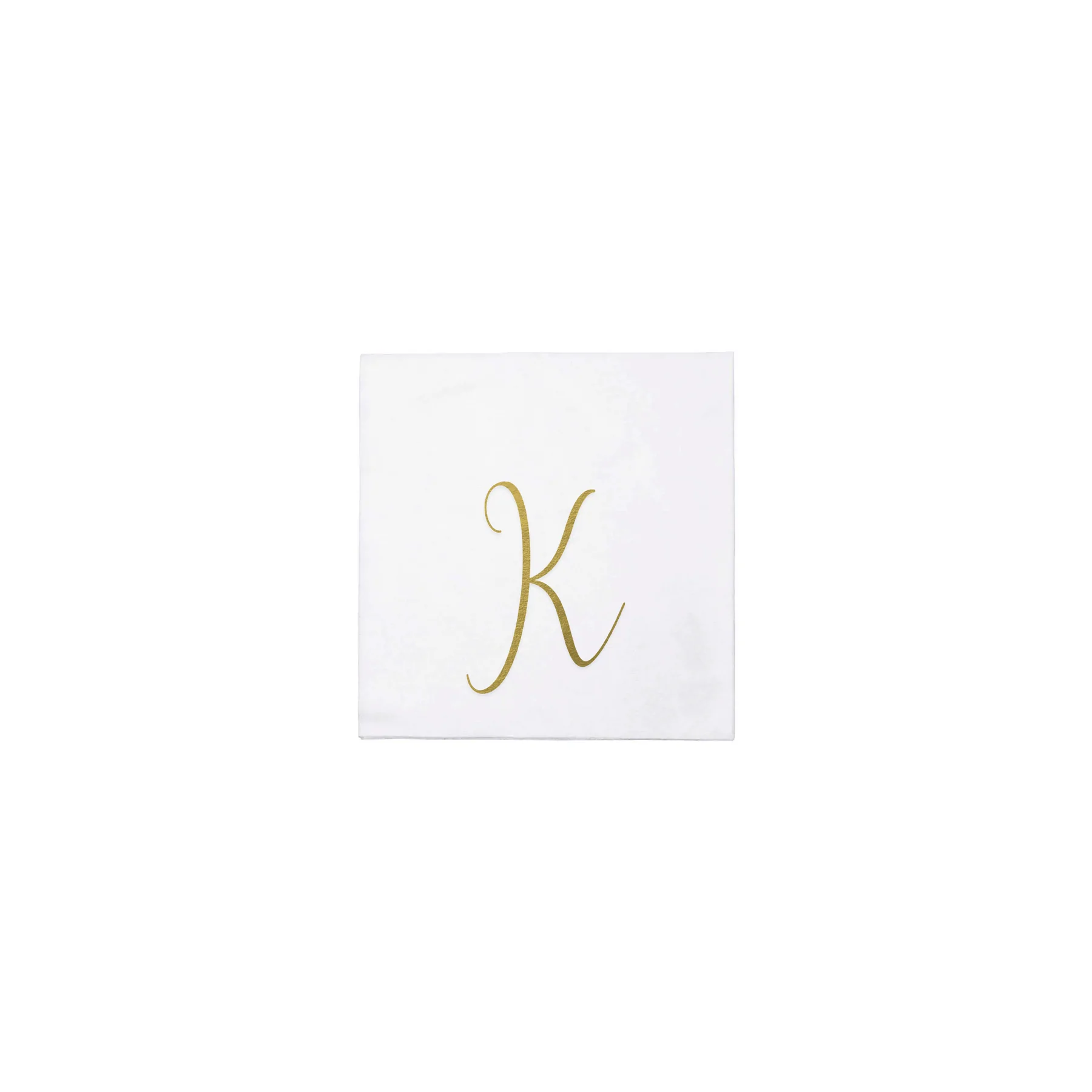 Papersoft Napkins Monogram Cocktail Napkins - Pack of 60