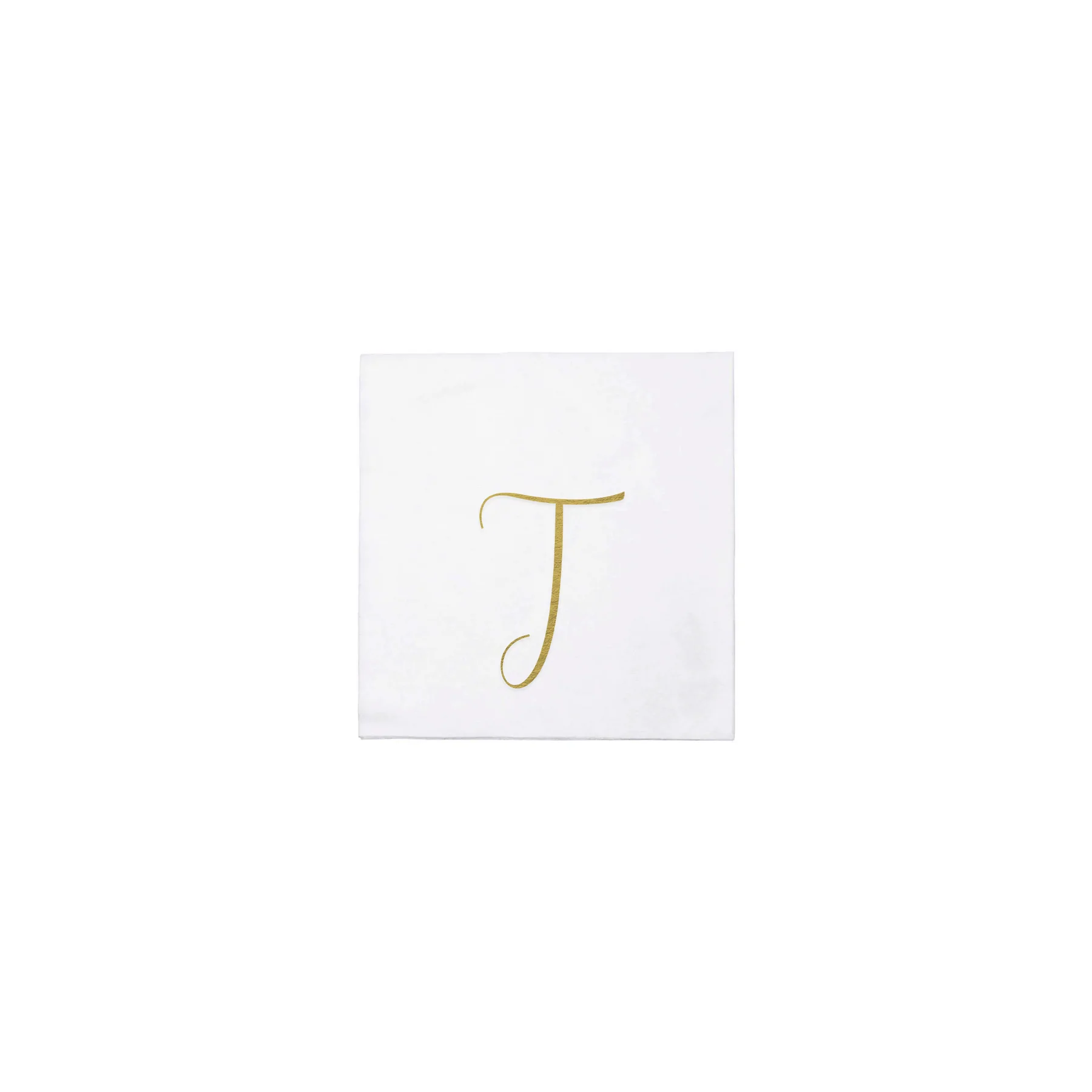 Papersoft Napkins Monogram Cocktail Napkins - Pack of 60