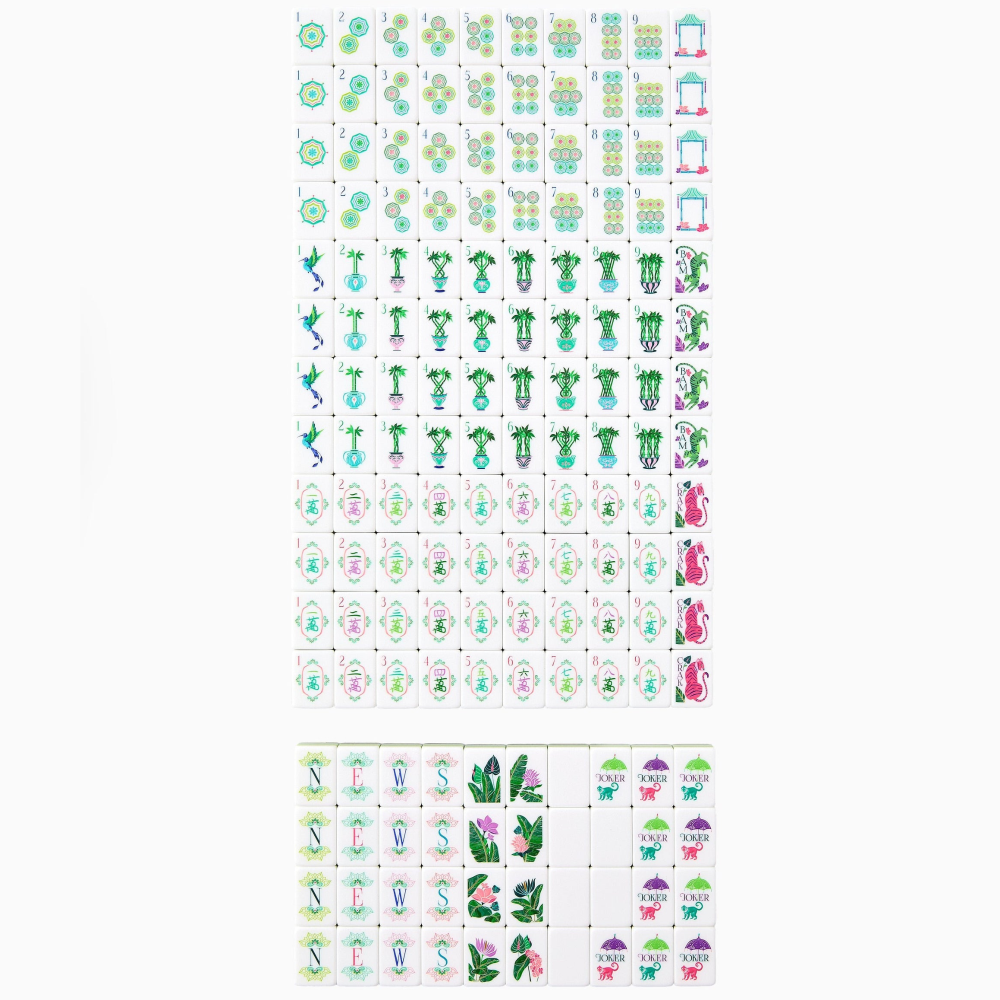 Palm Royale Mahjong Tiles