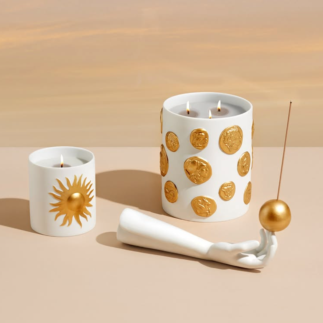 Médaille Candle - Three Wick - Grand Bazaar